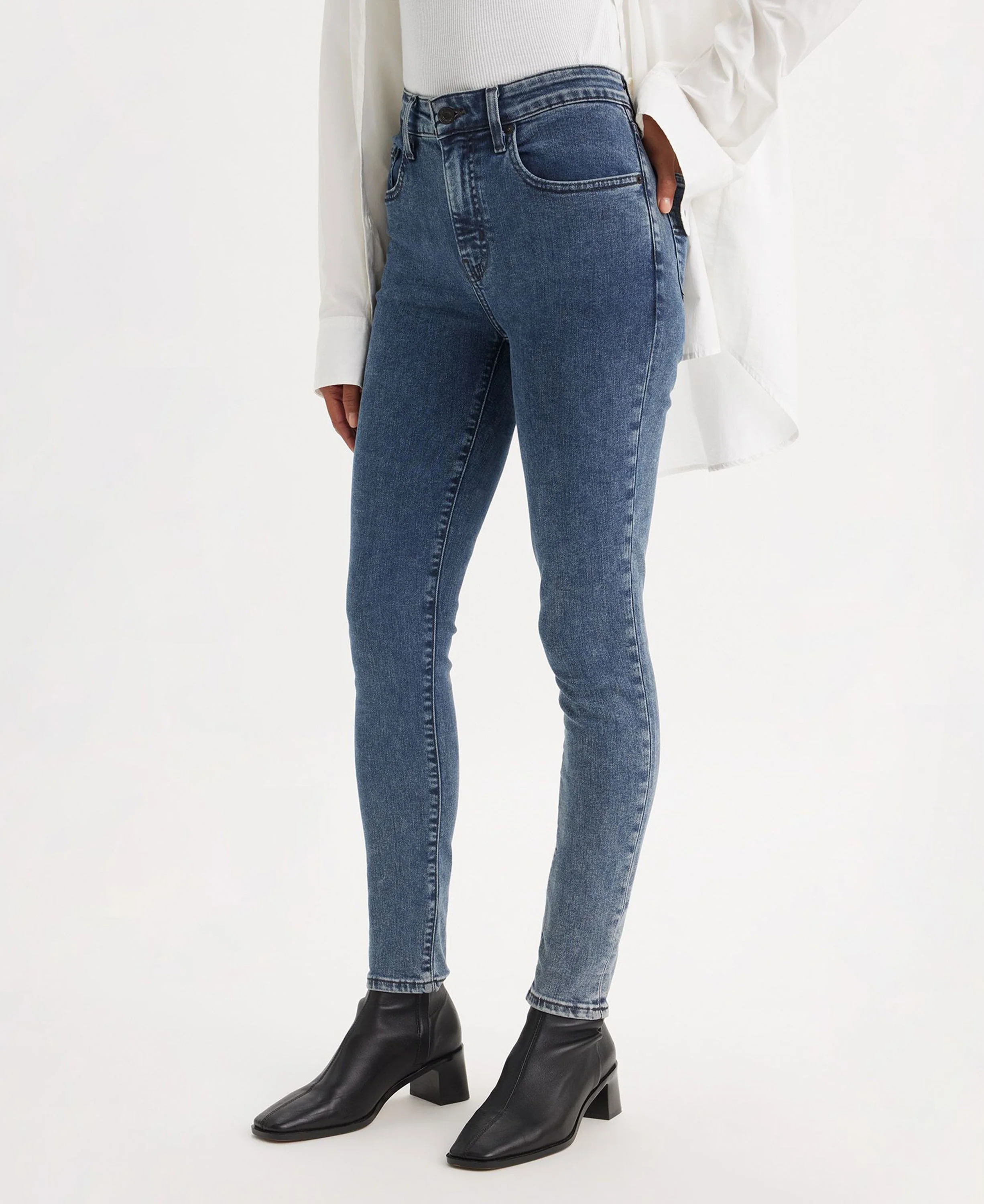 721 High Rise Skinny Jeans - Playing The Field - Image 5