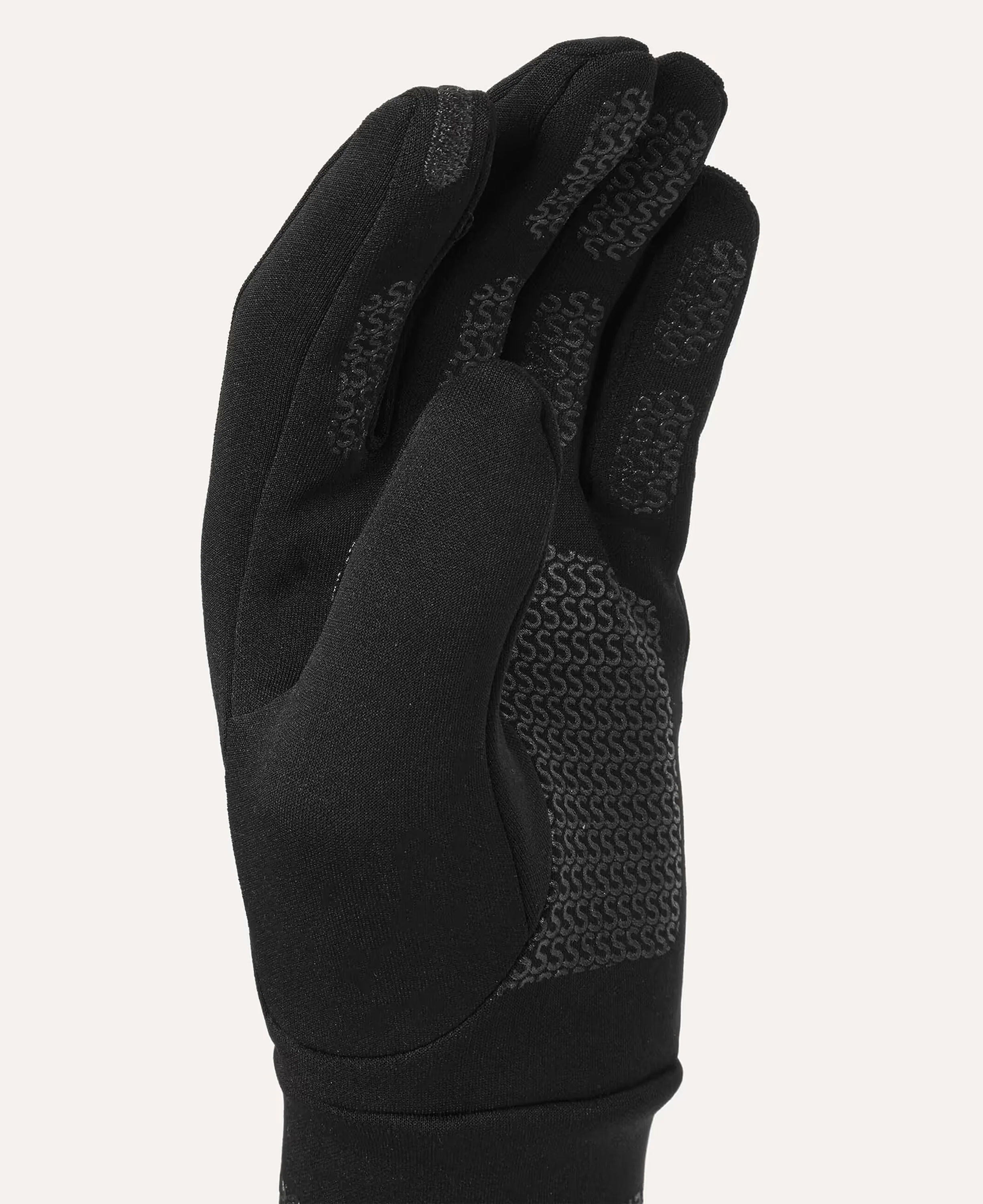 Acle Water Repellent Nano Fleece Glove - Black - Image 2
