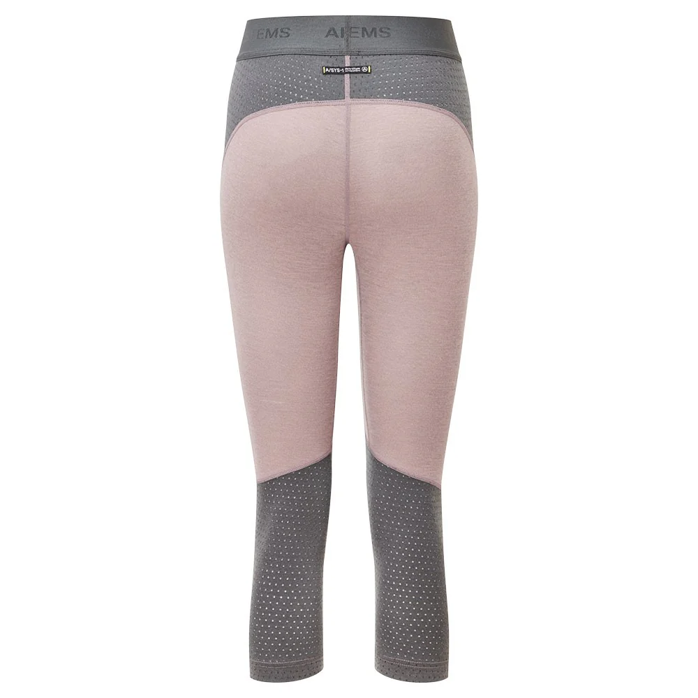 Goldhill 125 Zoned 3/4 Leggings - Twilight Mauve/Ash - Image 2