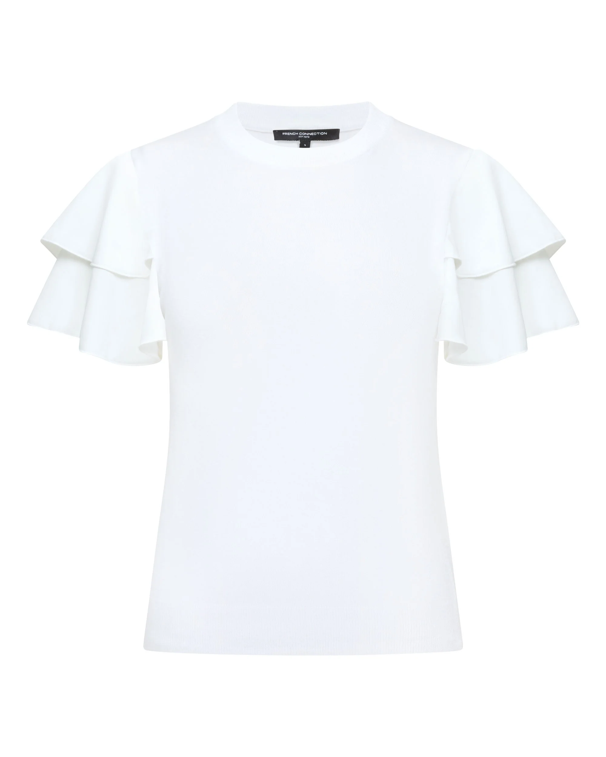 Aylaa Krista Mix Sleeve Top - Linen White