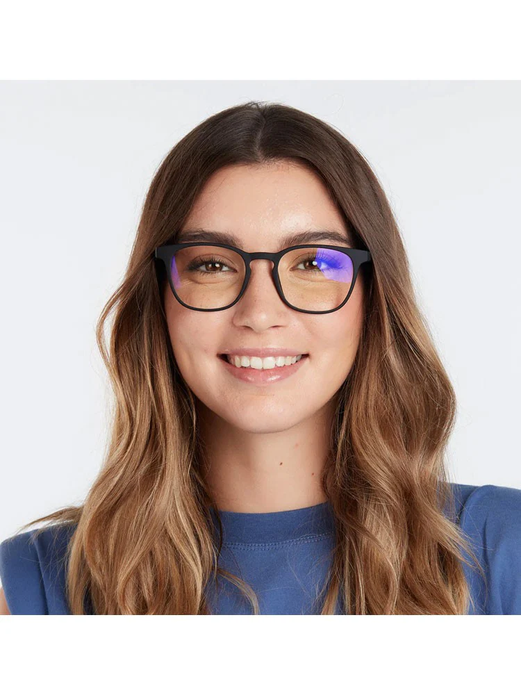 Dalston Blue Light Glasses - Black Noir - Image 5