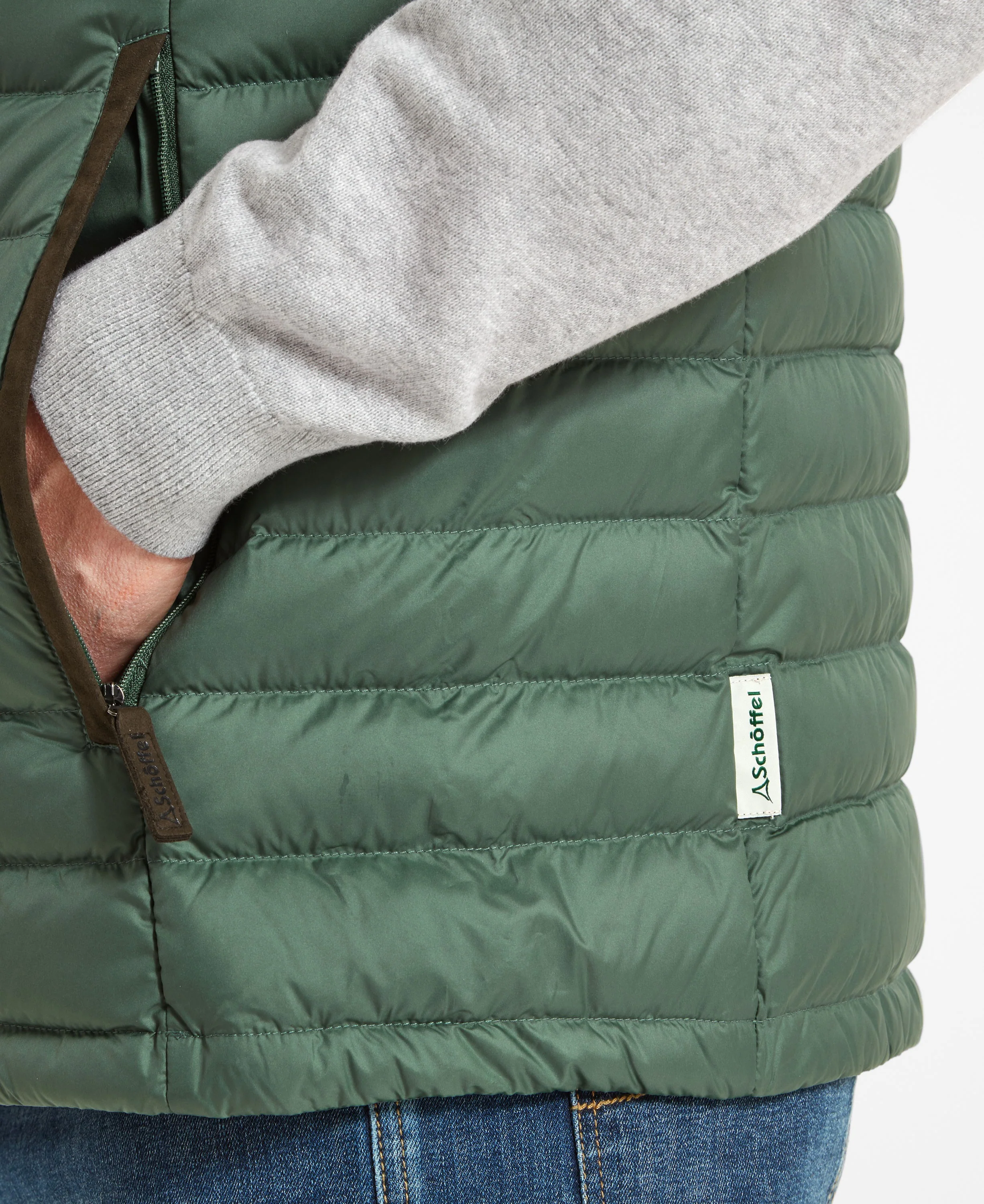 Bowden Down Gilet - Pine Green - Image 6