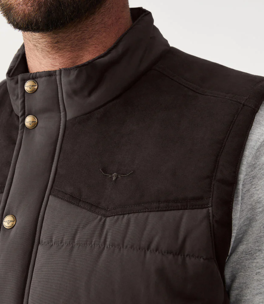 Carnarvon Gilet - Chocolate - Image 4