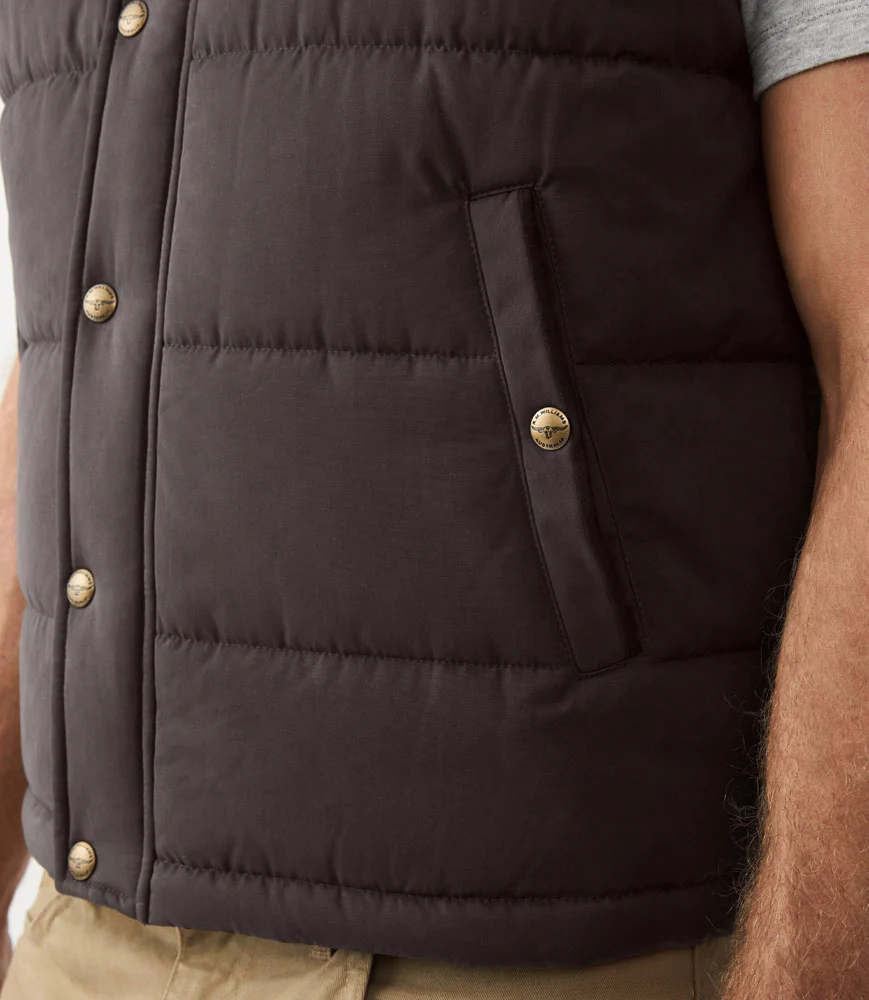 Carnarvon Gilet - Chocolate - Image 5