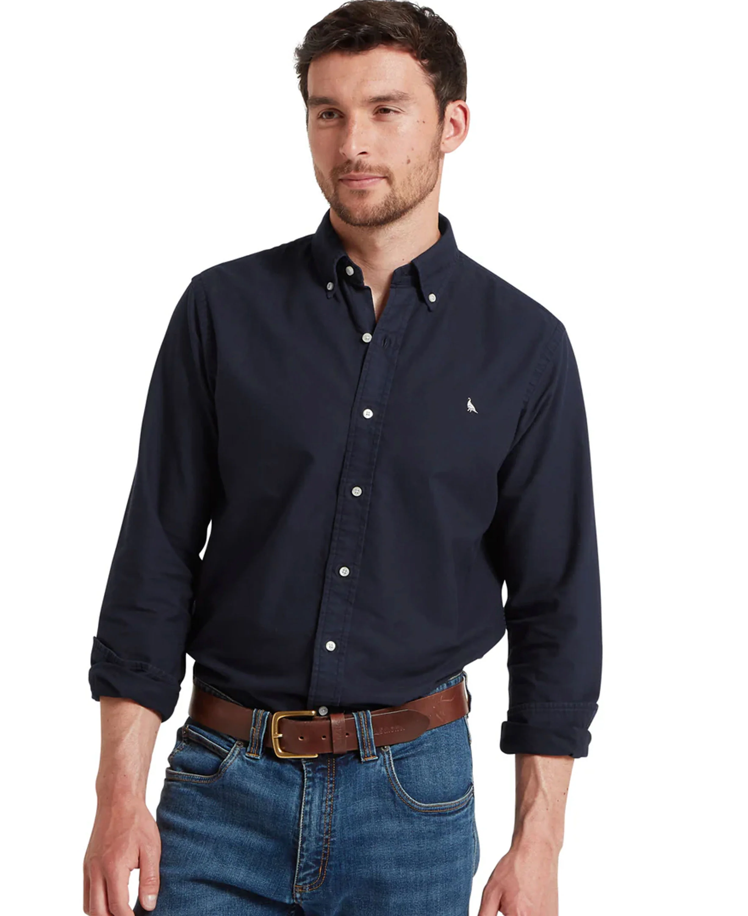 Cavendish Oxford Shirt - Navy - Image 5