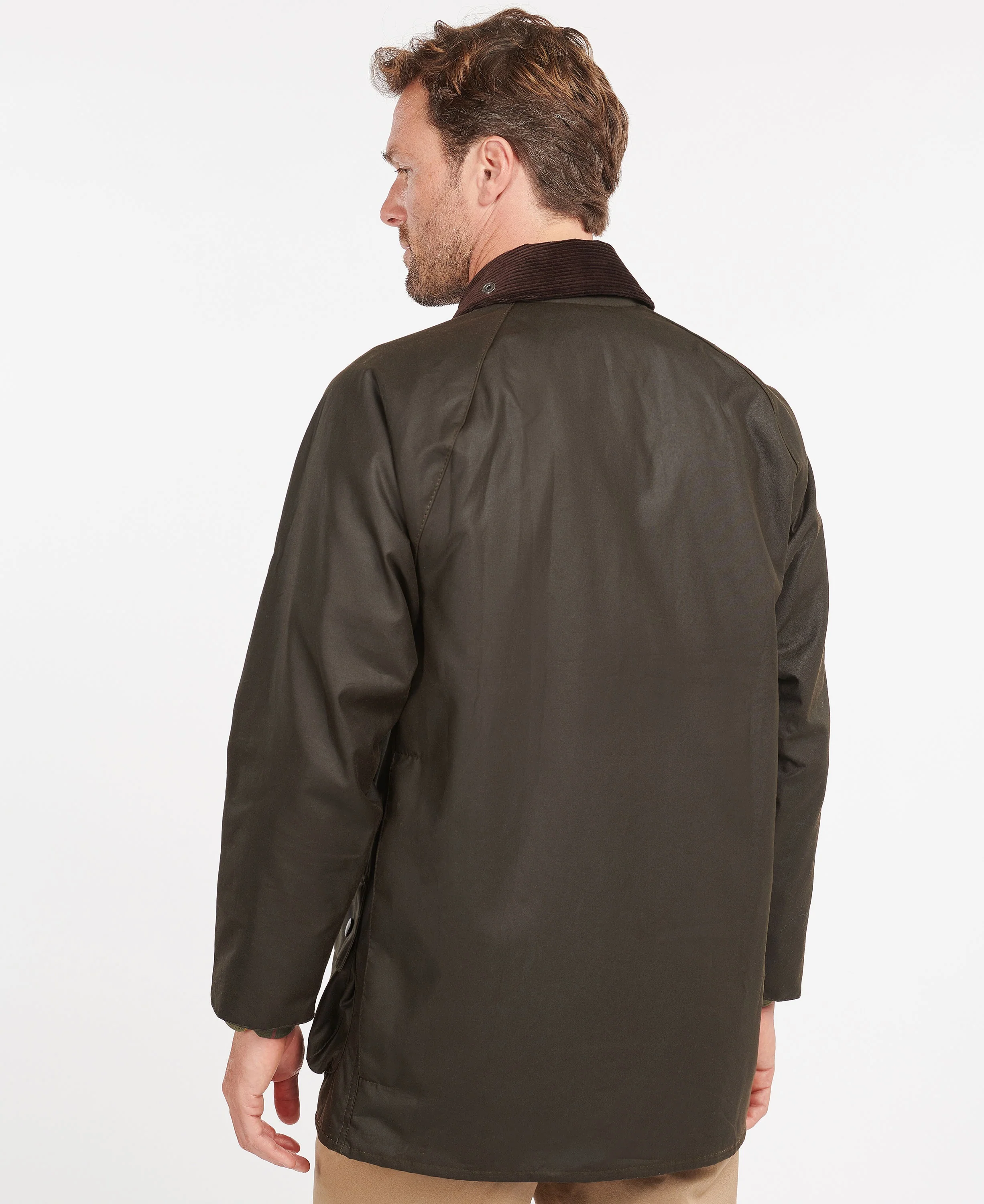Classic Beaufort Wax Jacket - Olive - Image 4
