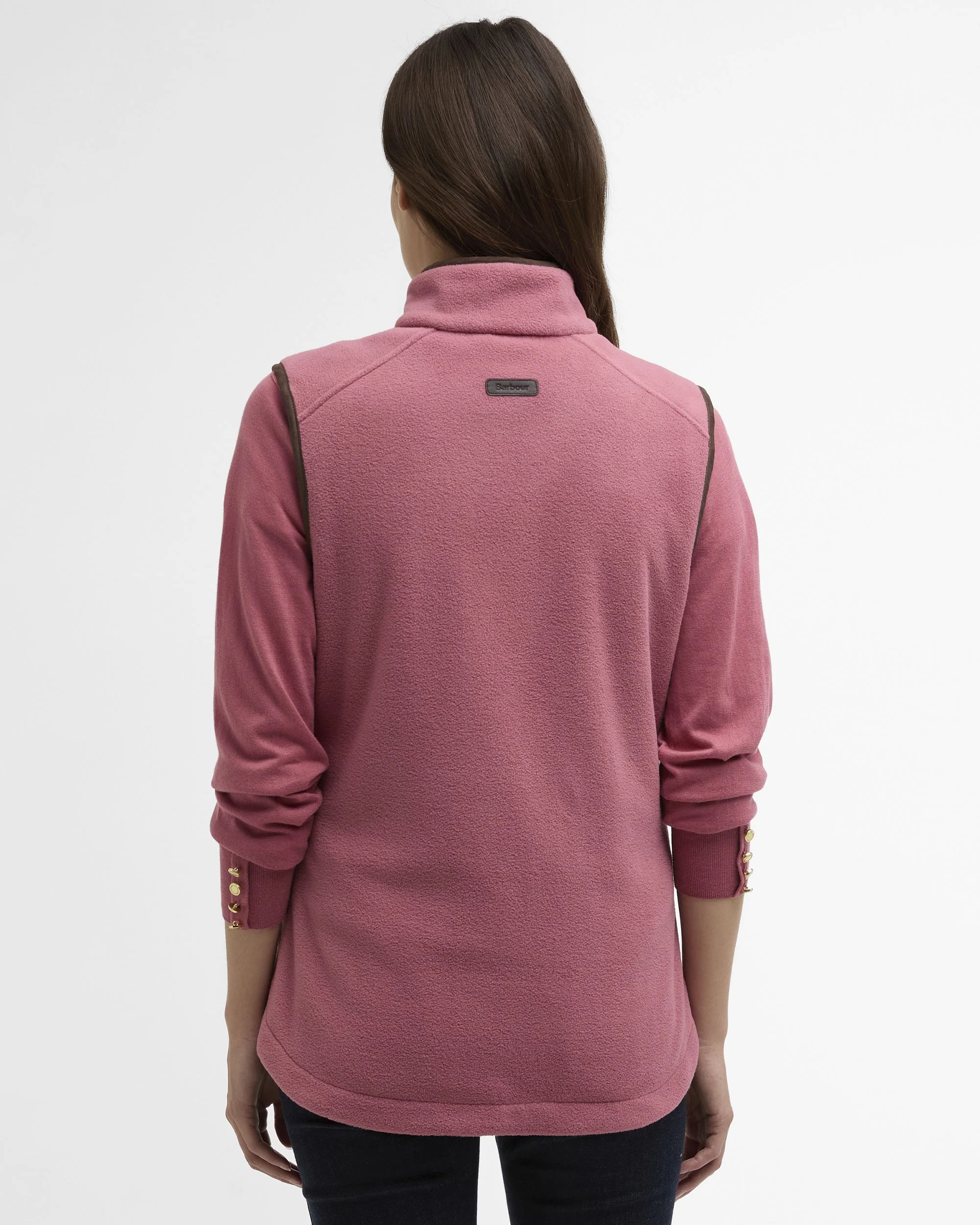 Country Colton Fleece Gilet - Wildberry - Image 3