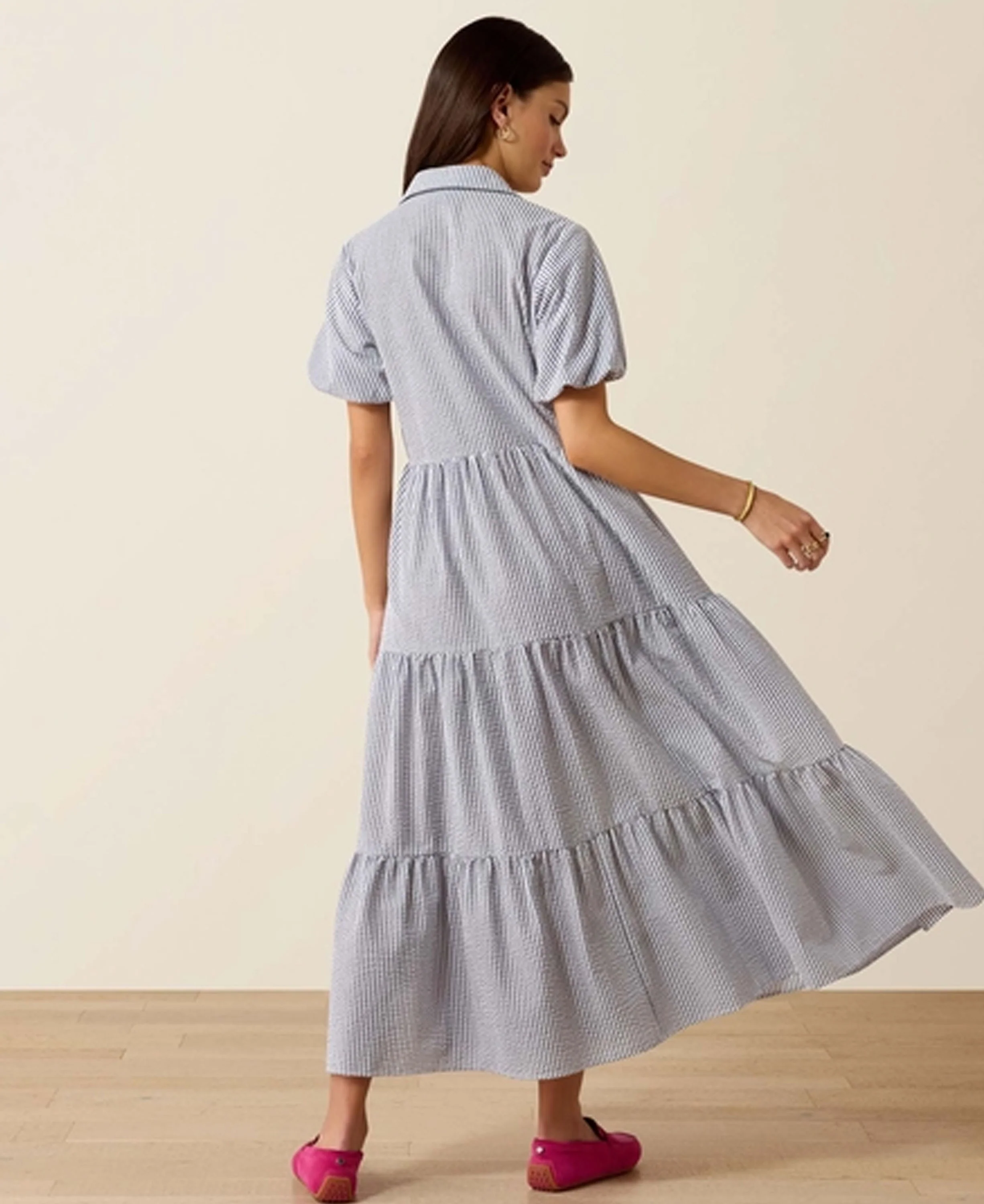 Dovestone Dress - Navy & White Stripe - Image 4