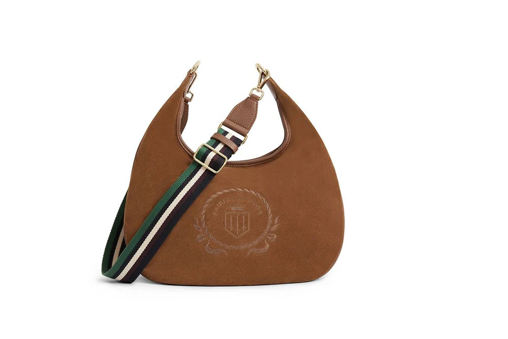 Richmond Suede Hobo Bag - Tan