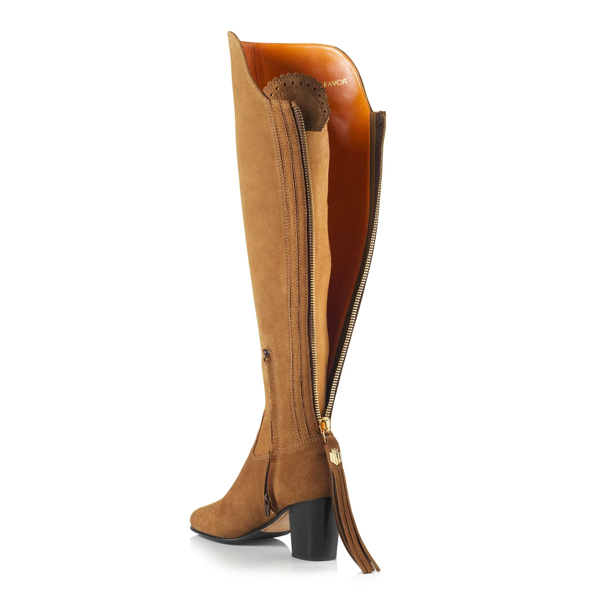 Amira Heeled Boot - Tan - Image 5