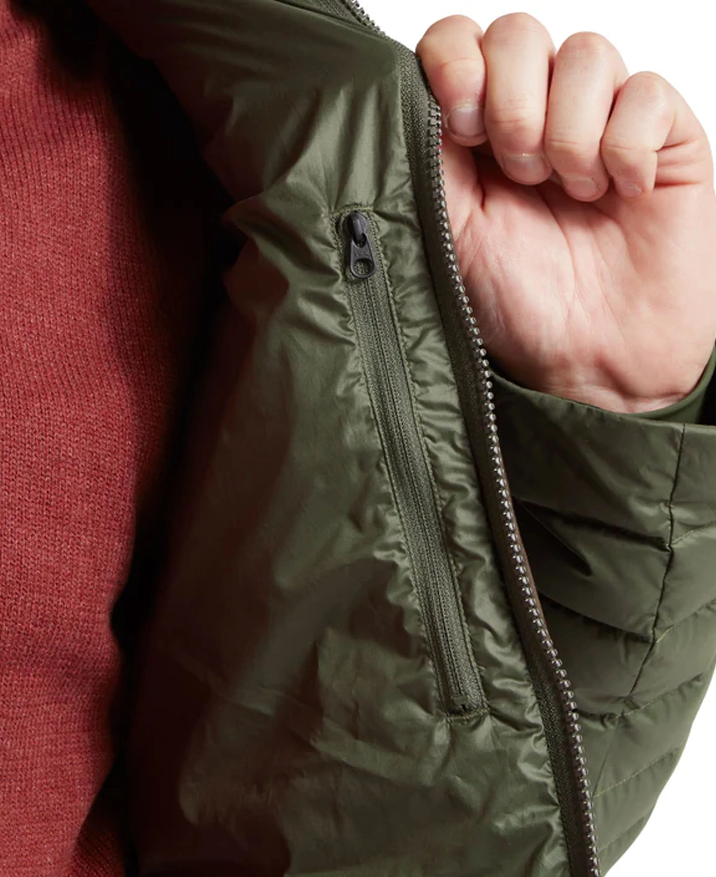 Hallaton Down Jacket - Woodland - Image 7