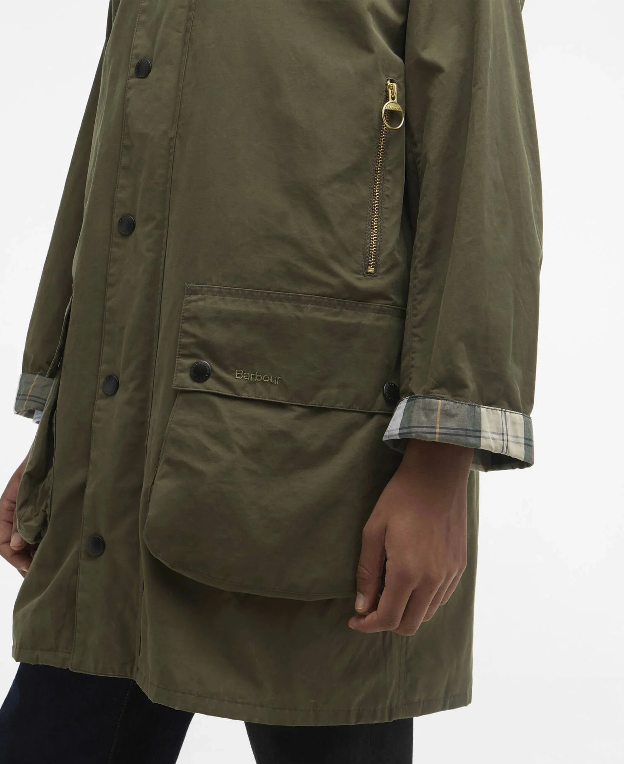 Icons Border Casual Jacket - Ivy Green - Image 5