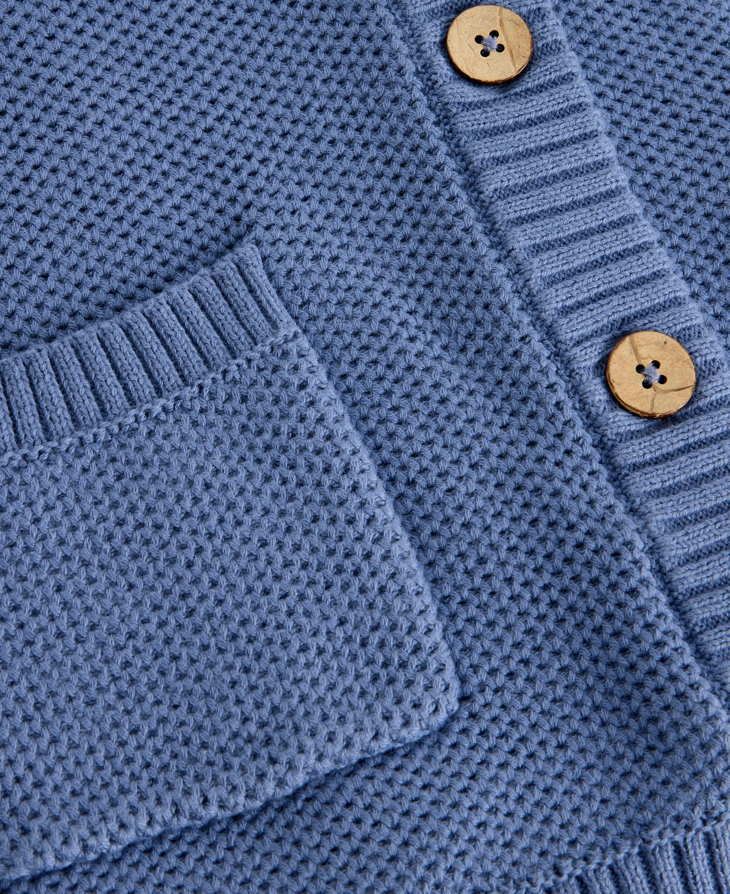 Isabella Short Sleeve Cardi - Mid Blue - Image 5