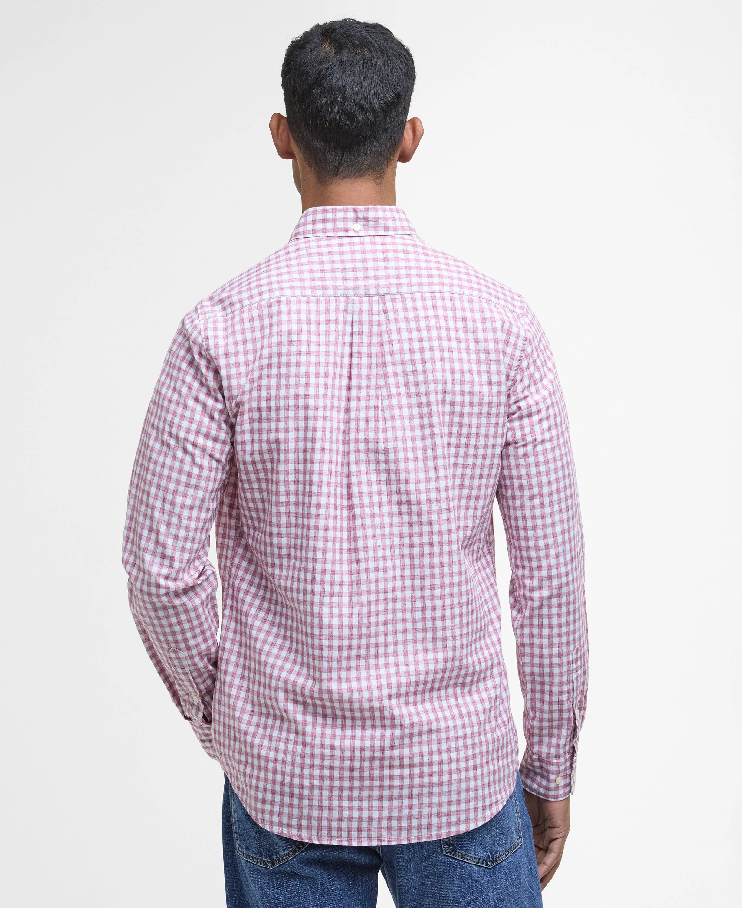 Kanehill Tailored Fit Shirt - Washed Raspberry - Image 4