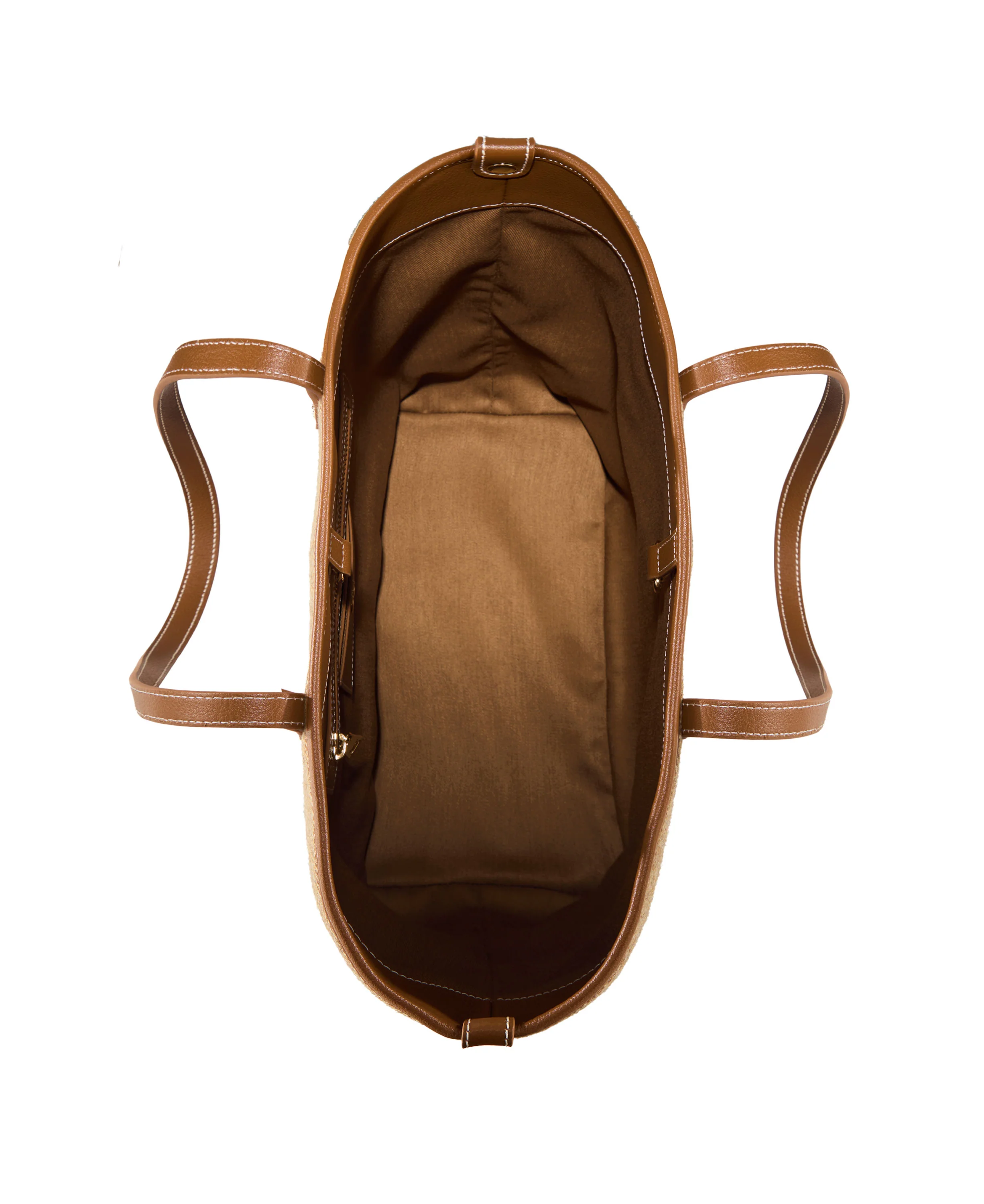 Kensington Tote Bag - Tan Herringbone - Image 5