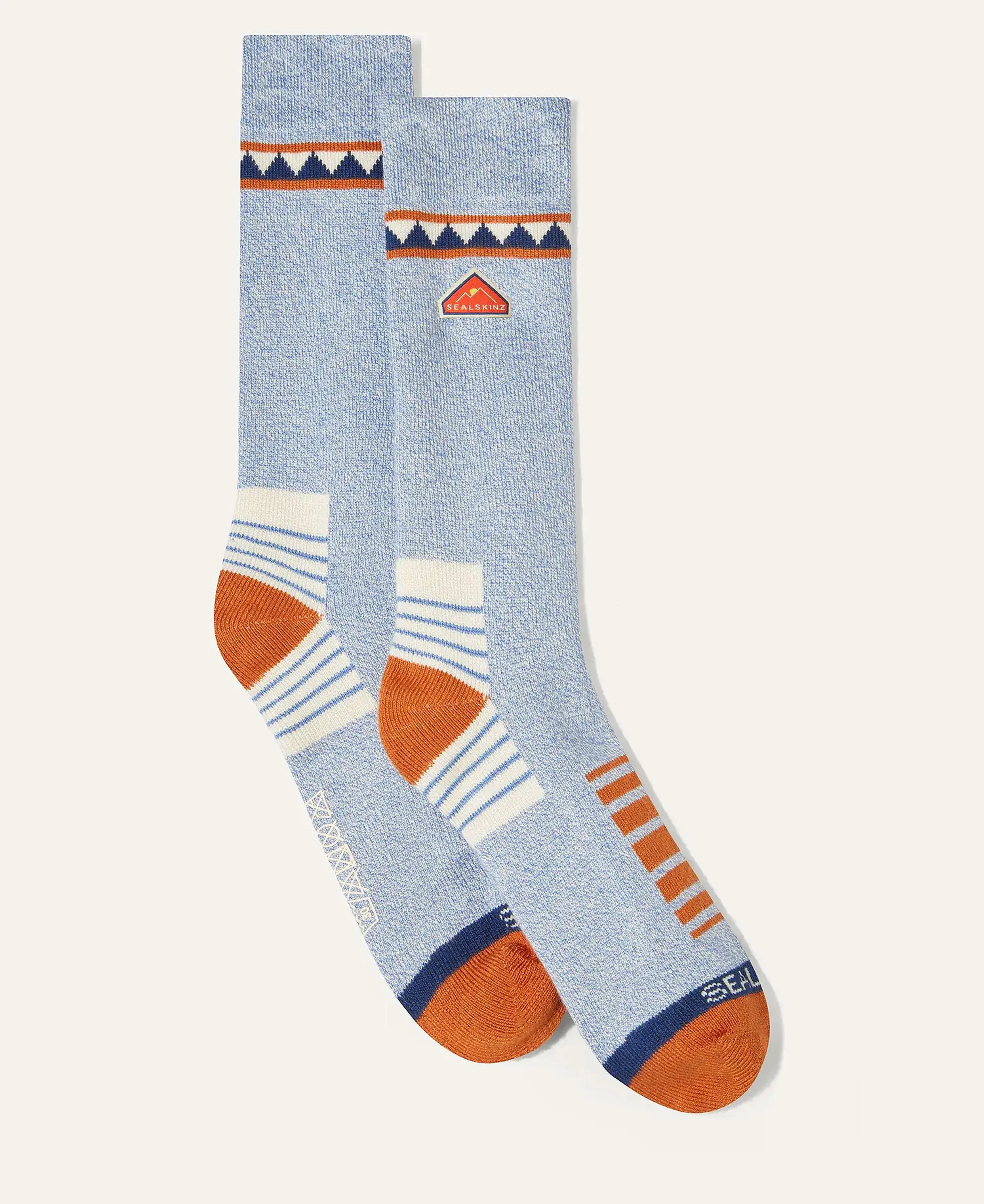 Kimberley Bamboo Mid Length Hiking Sock - Blue - Image 3
