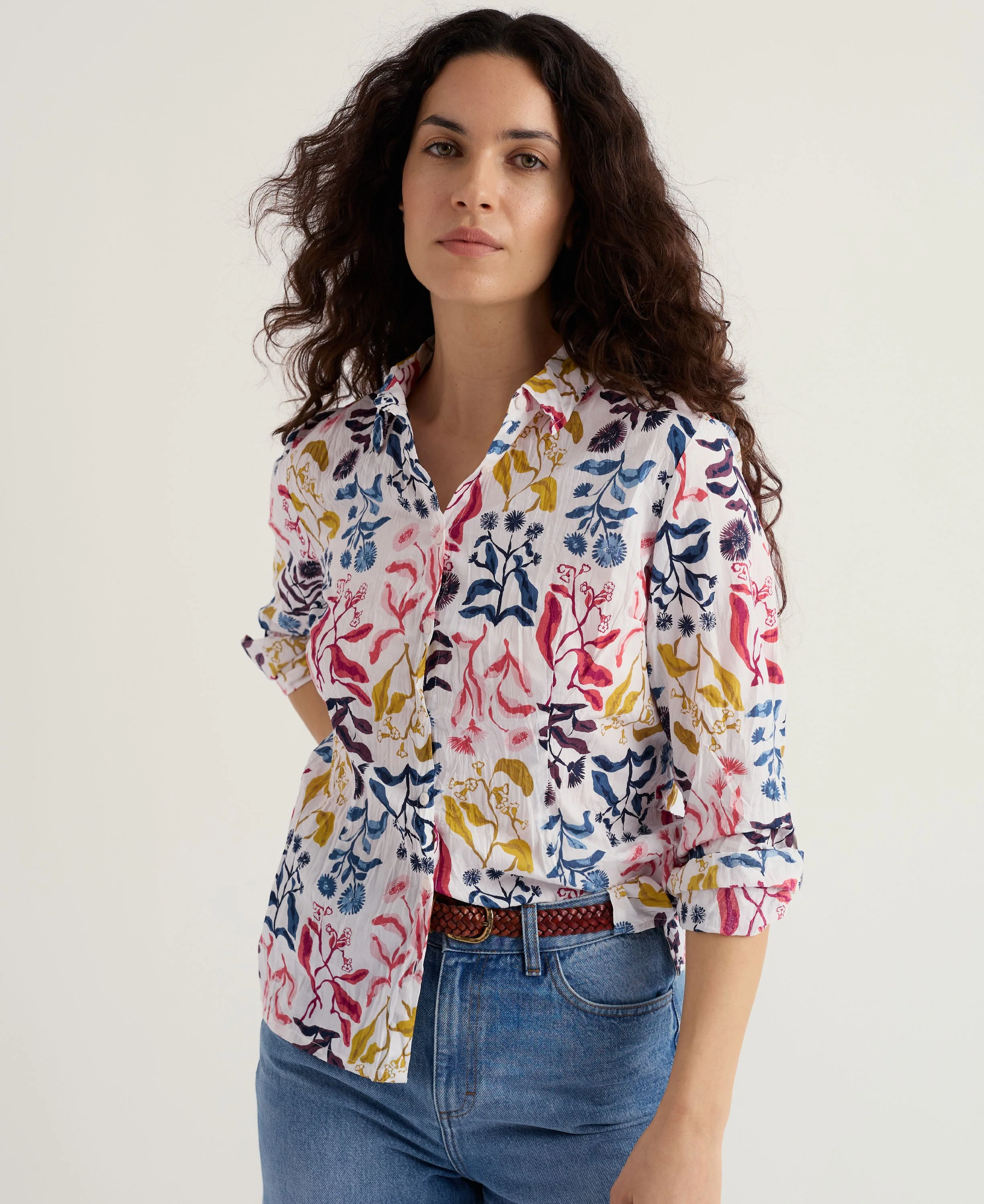 Larissa Shirt - Inky Botanical Chalk - Image 2