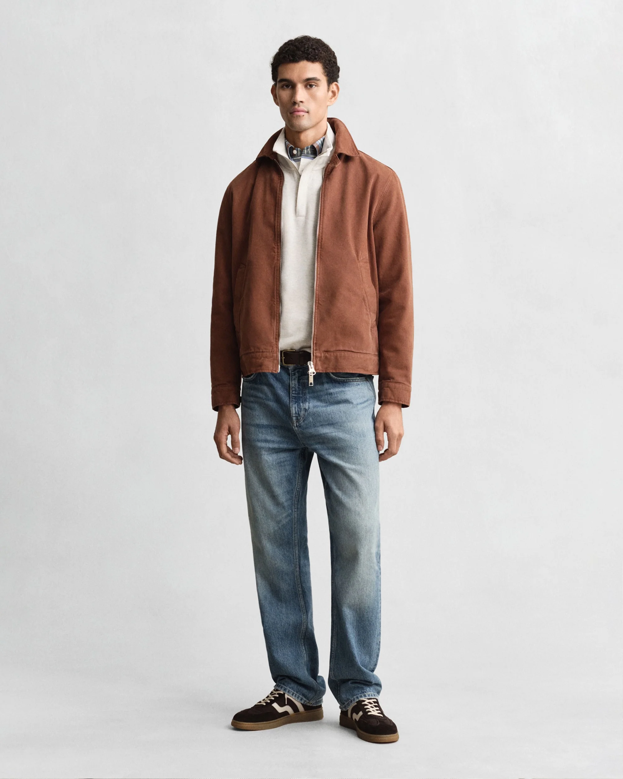 Light Sacker Rib Half-Zip Sweatshirt - Seed Melange - Image 5