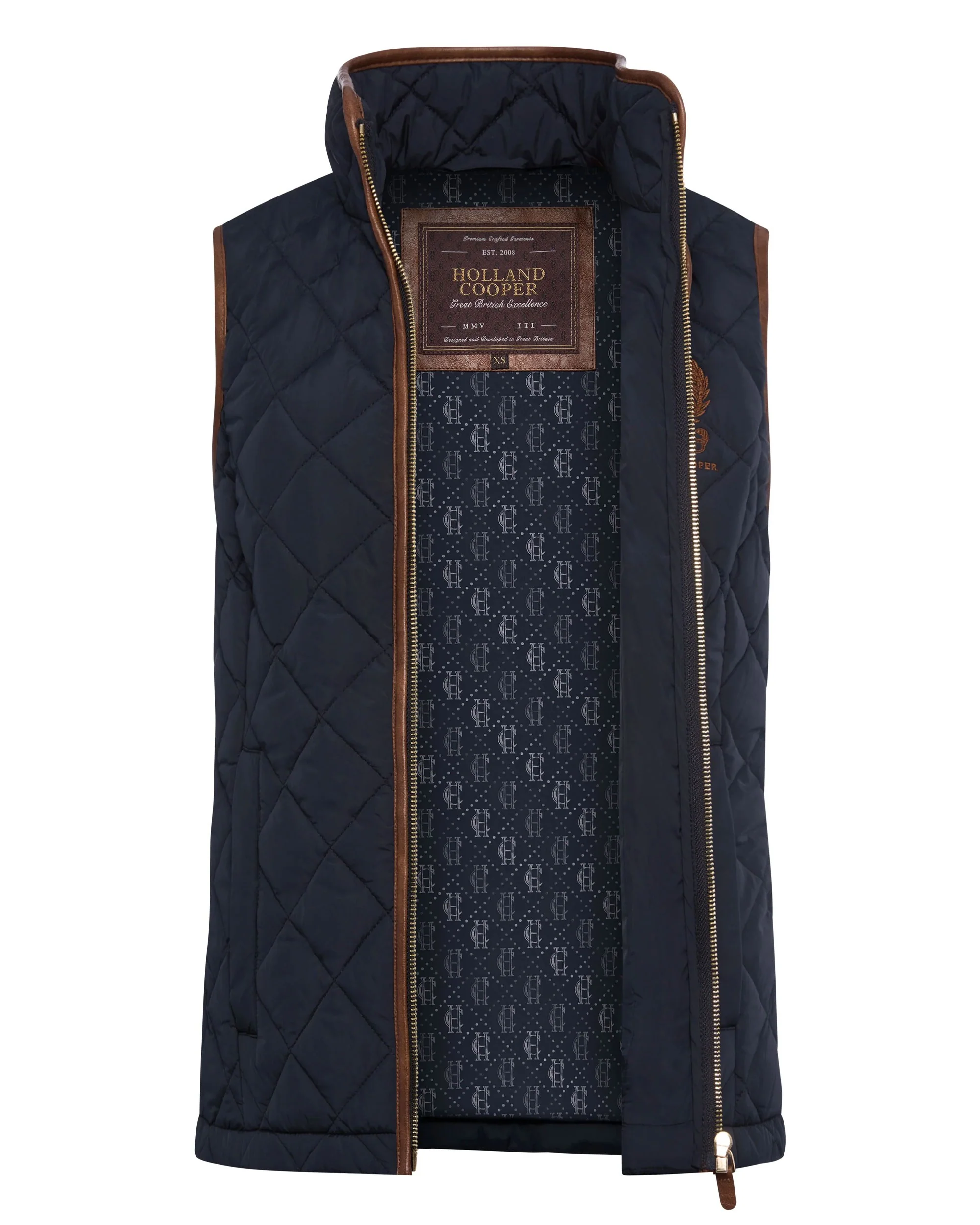 Lightweight Country Gilet - Ink Navy - Image 5