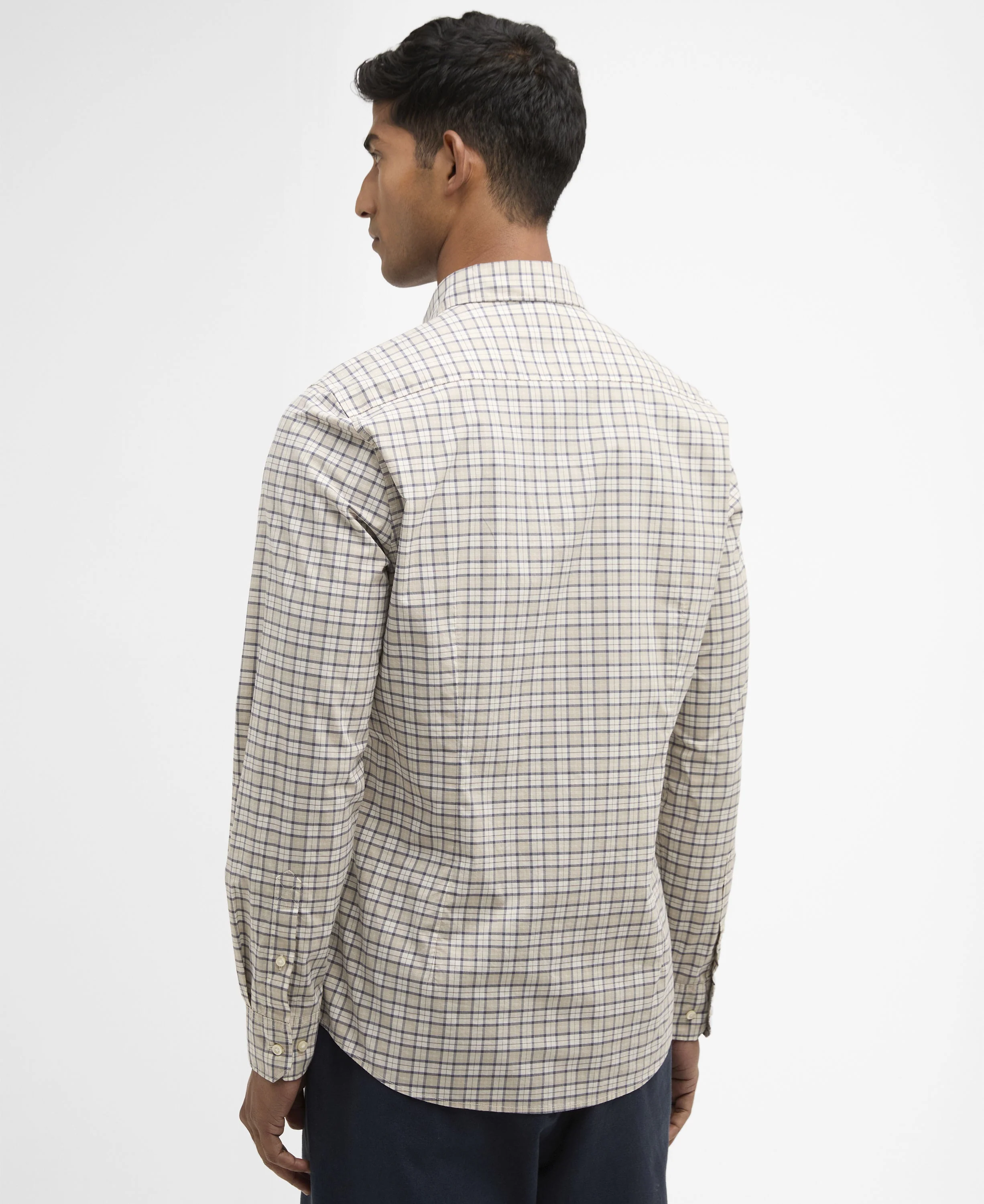 Lomond Tailored Tartan Shirt - Oban Mist Tartan - Image 2