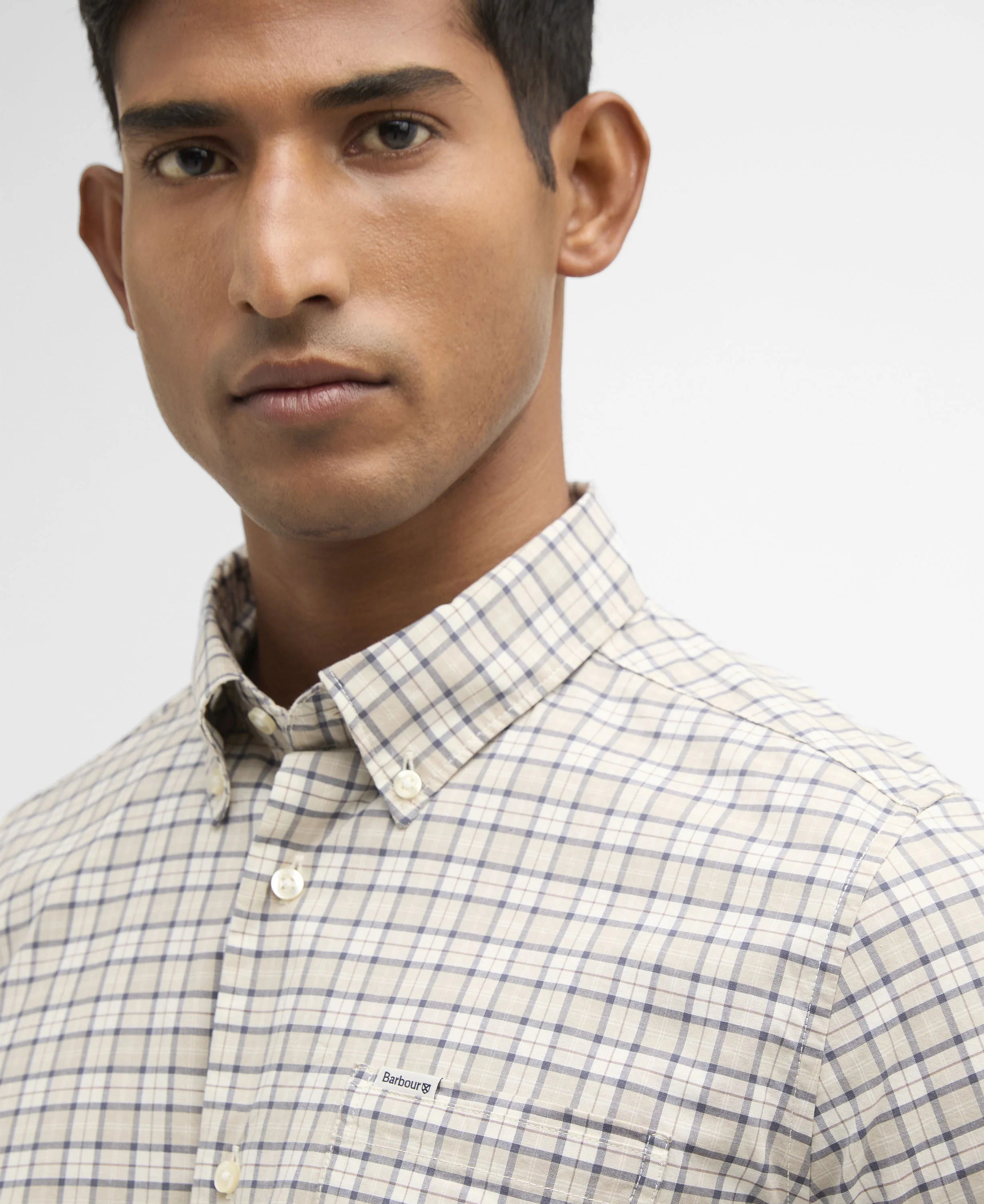 Lomond Tailored Tartan Shirt - Oban Mist Tartan - Image 3