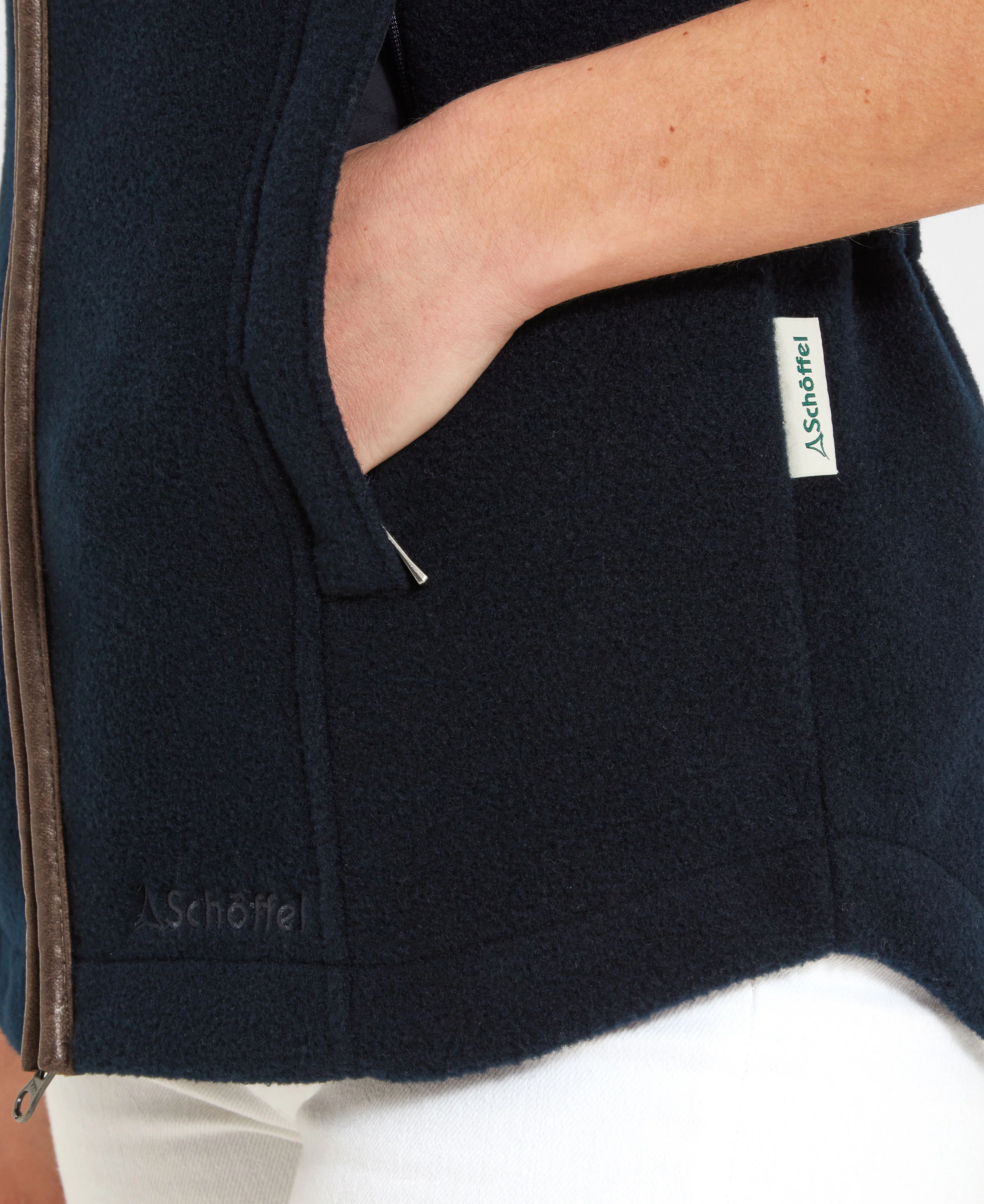 Lyndon II Fleece Gilet - Navy - Image 6