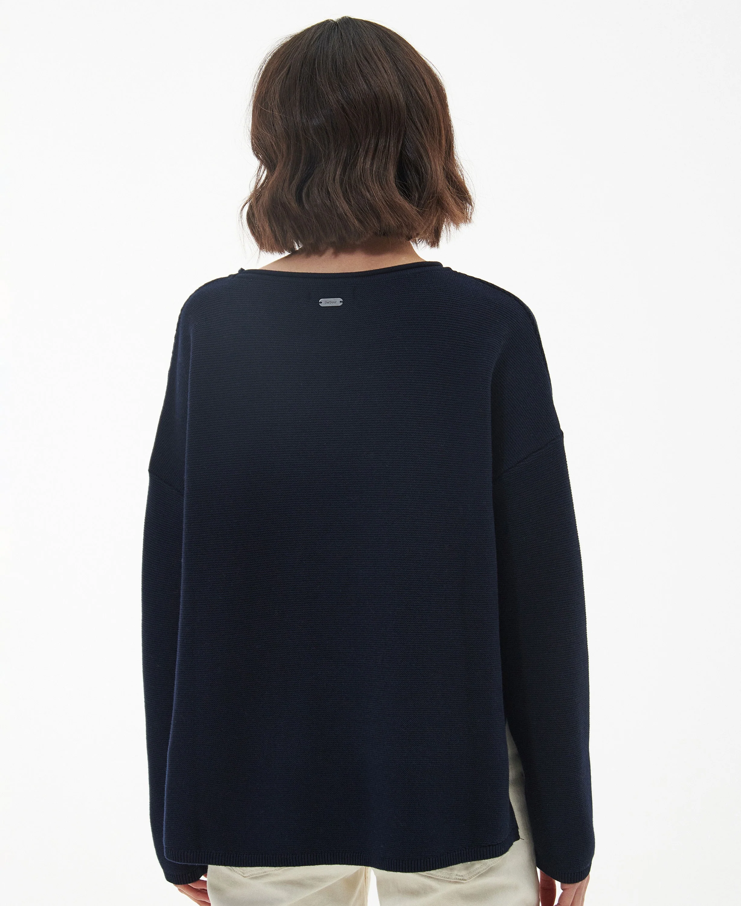 Marine Knitted Jumper - Navy - Image 3
