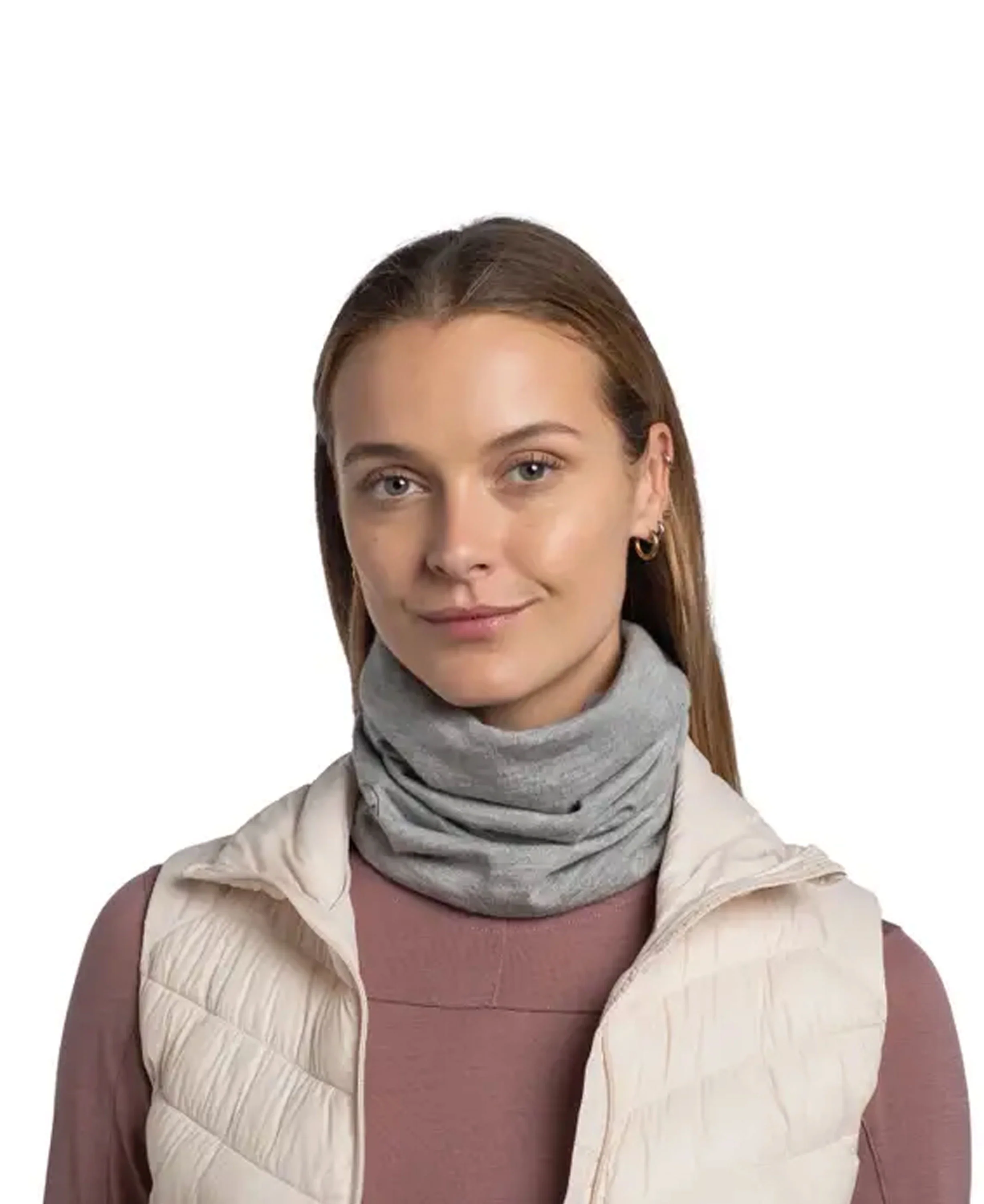 Merino Midweight Neckwear - Cloud Melange - Image 2