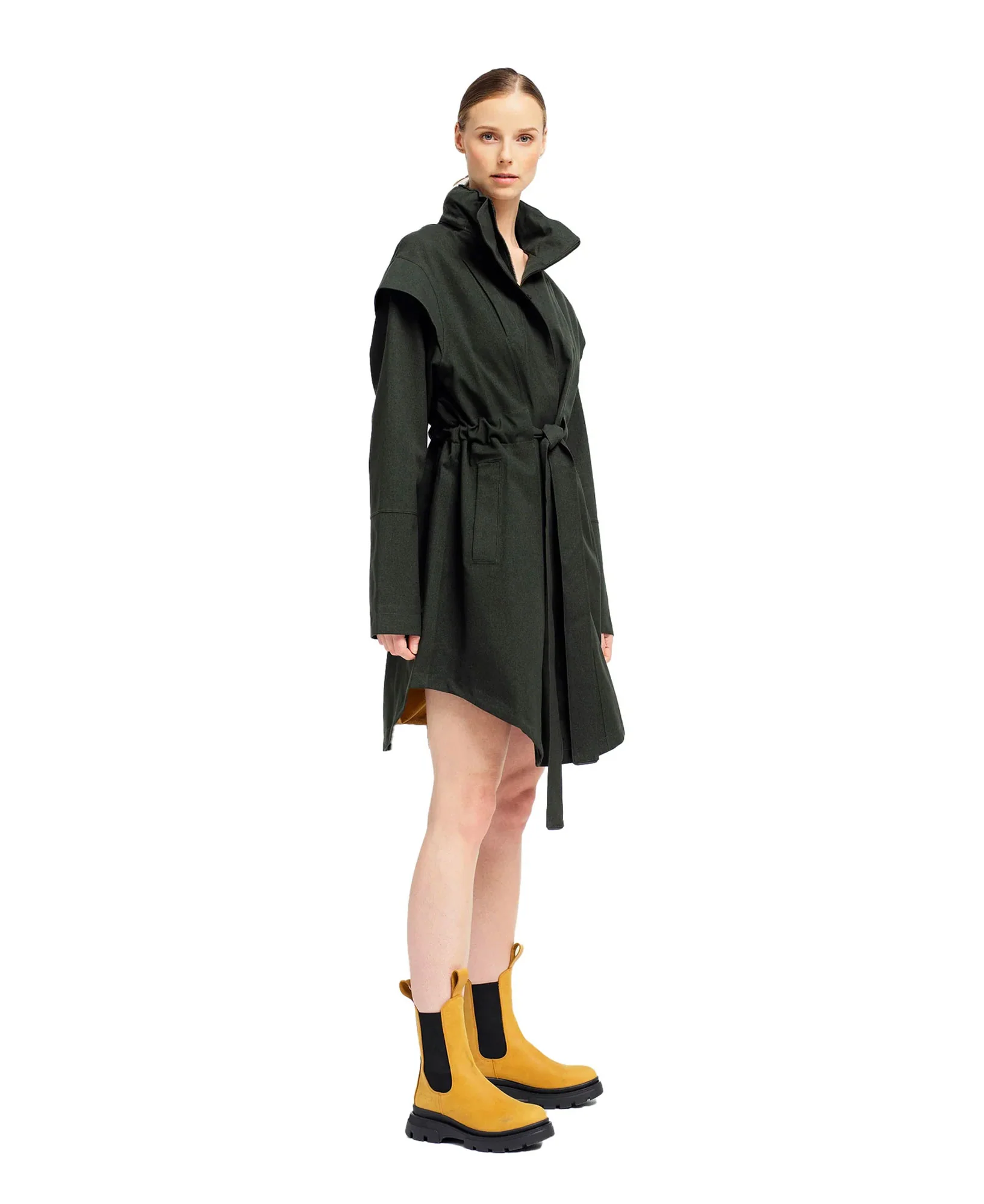 Monsun Coat - Rosin Dark Green - Image 4