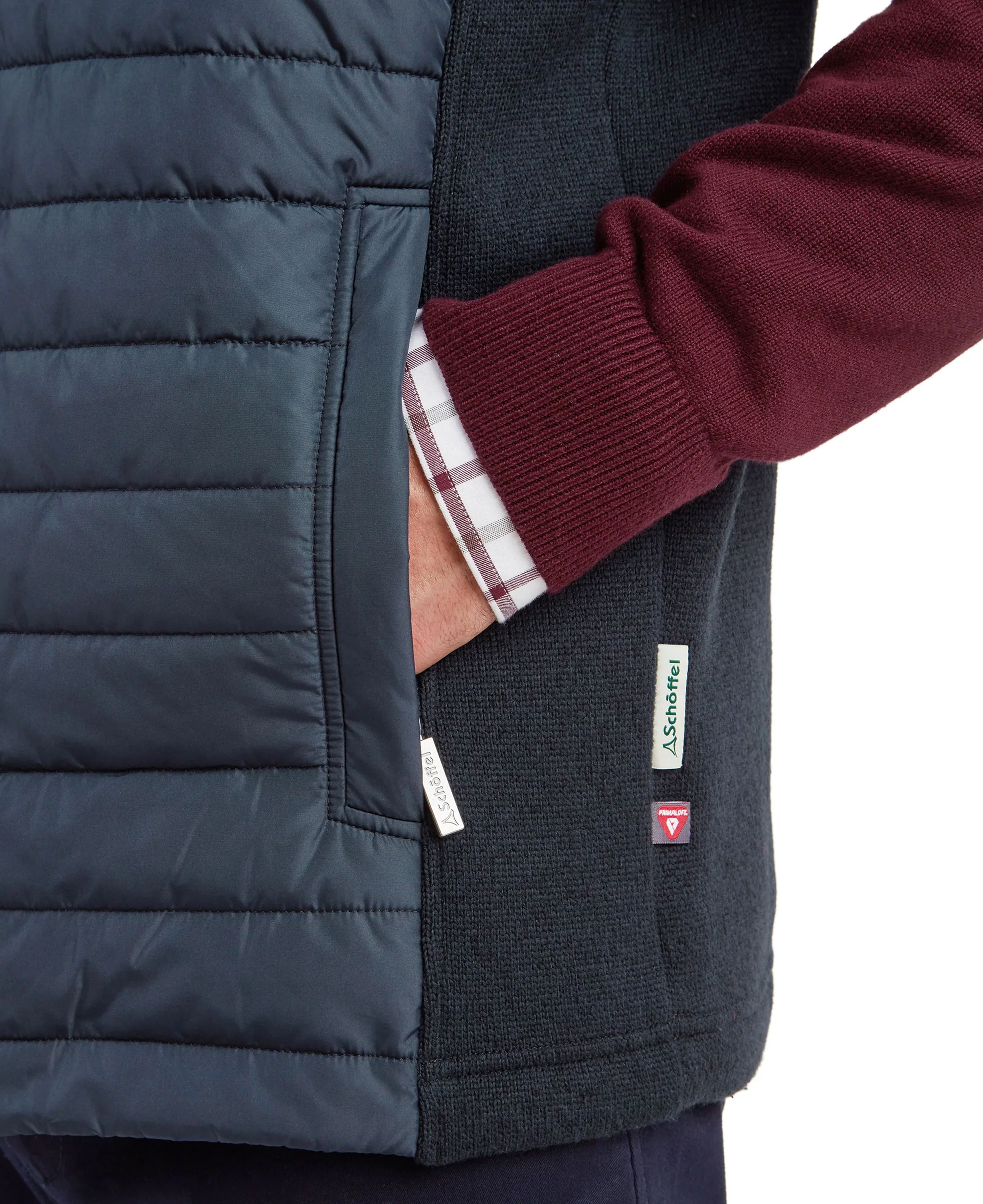 Oakham Hybrid Gilet - Petrol Blue - Image 7