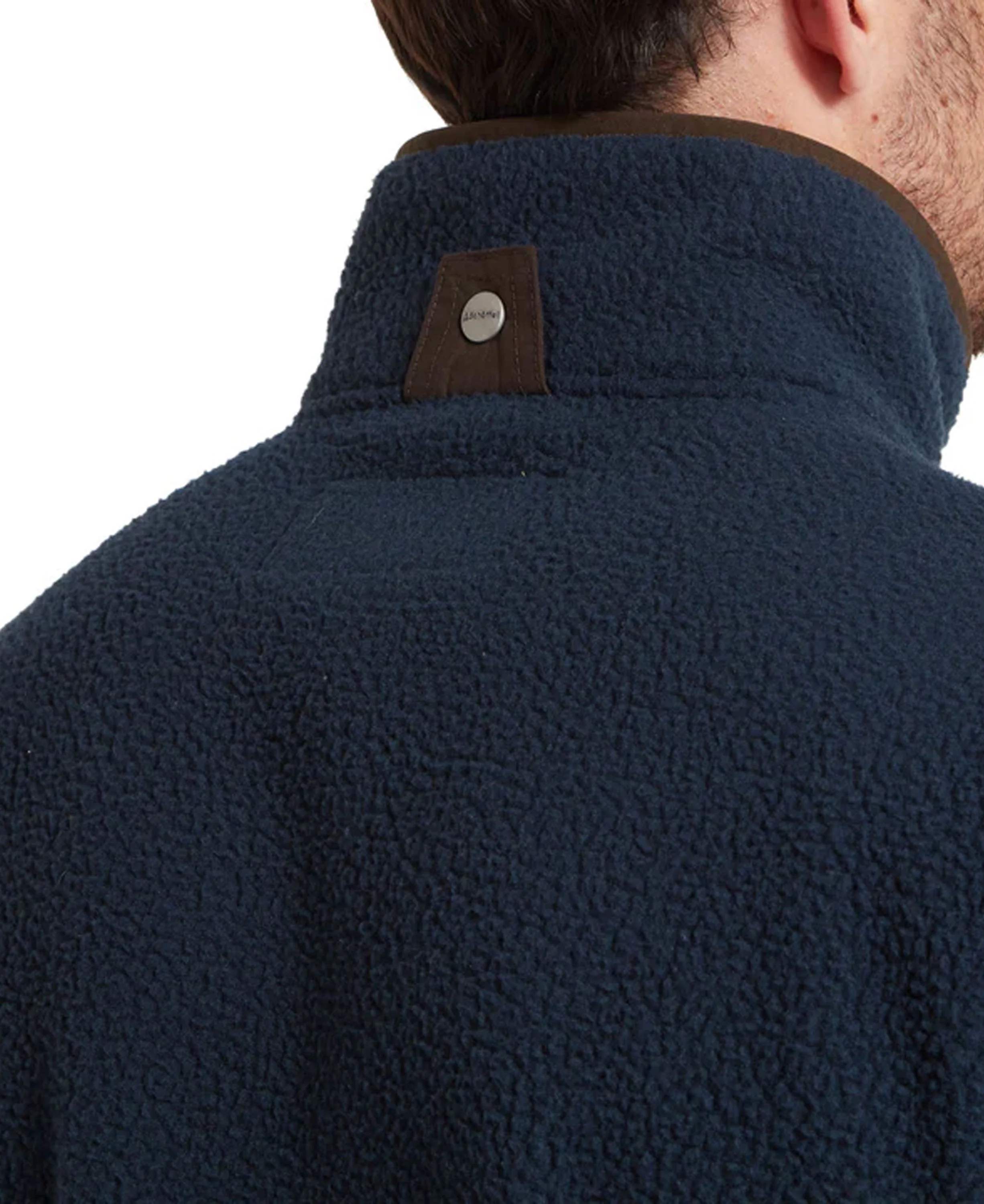 Oakham Retro Fleece Gilet - True Navy - Image 7
