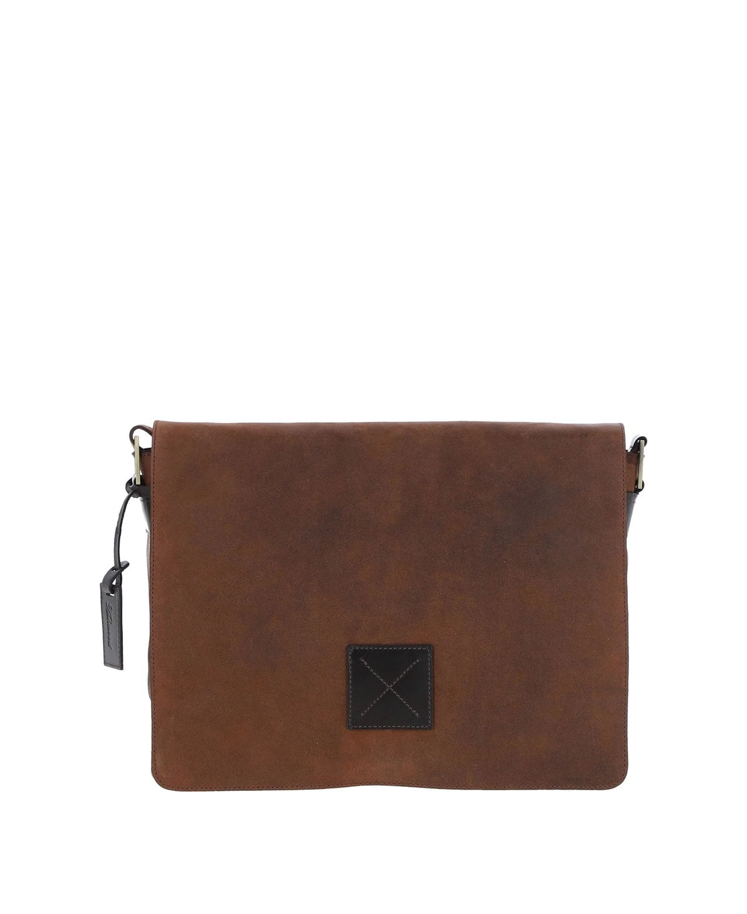 Oxford Peter Large Messenger Bag - Mud Brown - Image 2