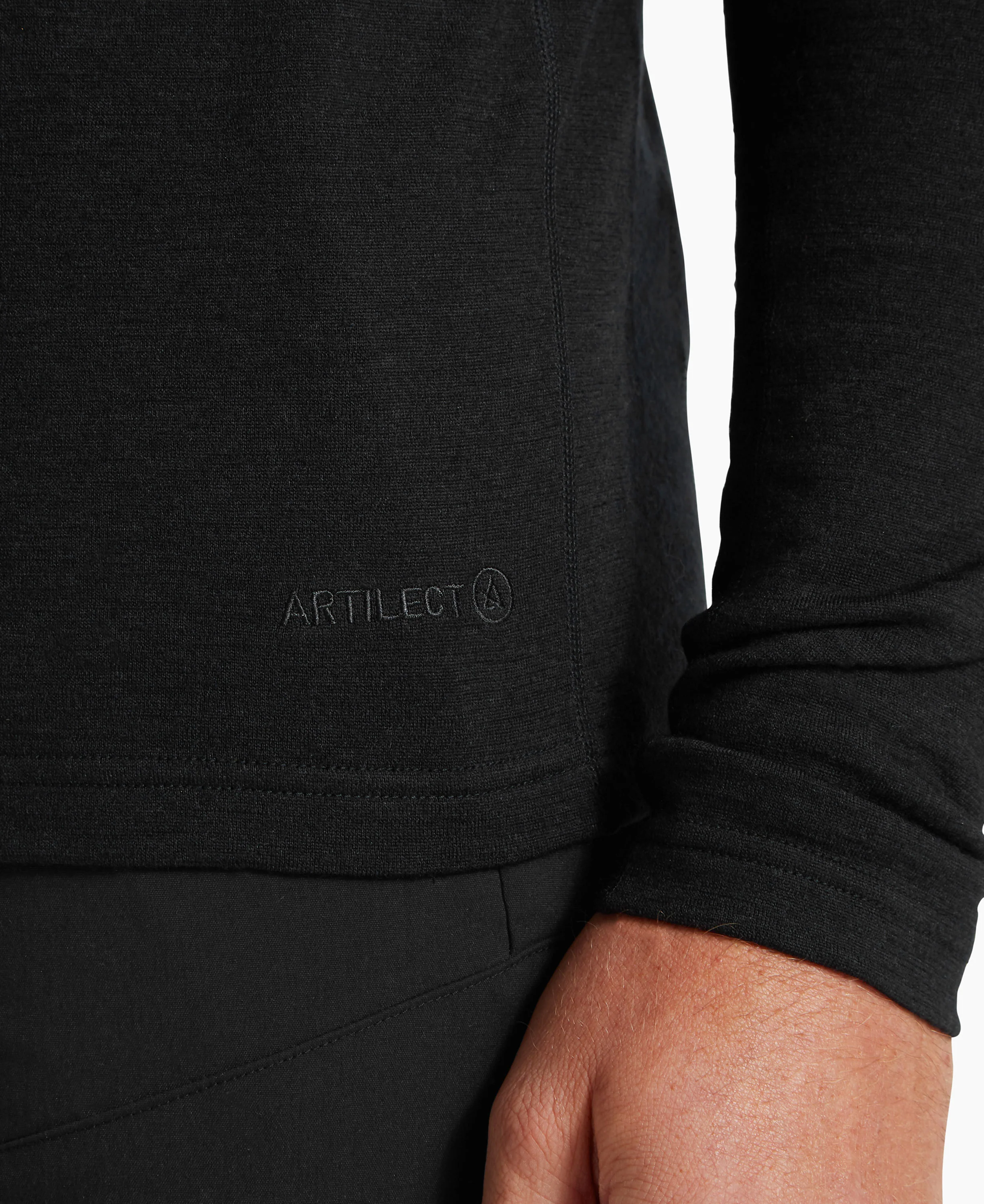 Redstone Long Sleeve Crew Baselayer Mens - Black - Image 4