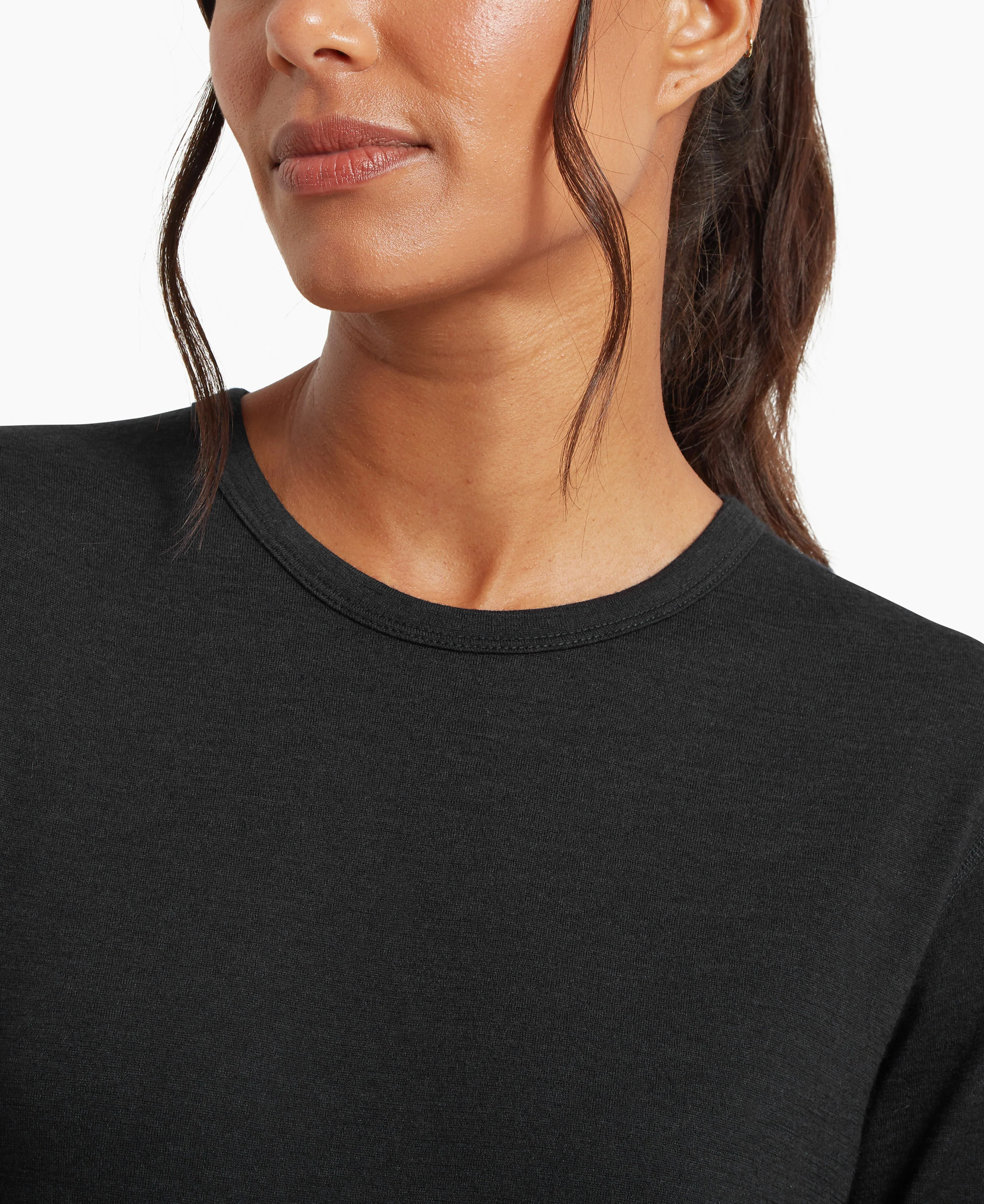 Redstone Long Sleeve Crew Baselayer Womens - Black - Image 3