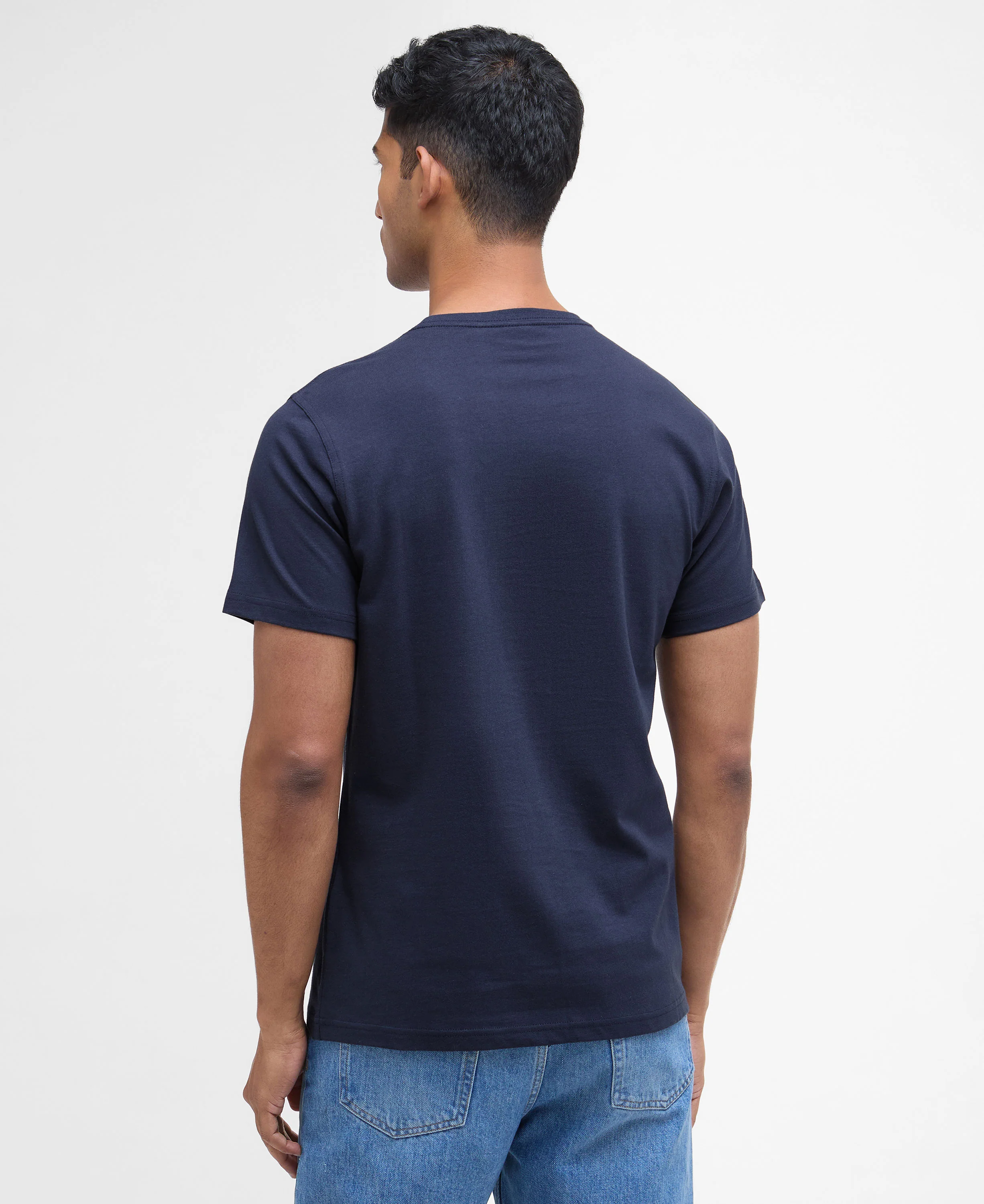 Script Graphic T-Shirt - Navy - Image 4