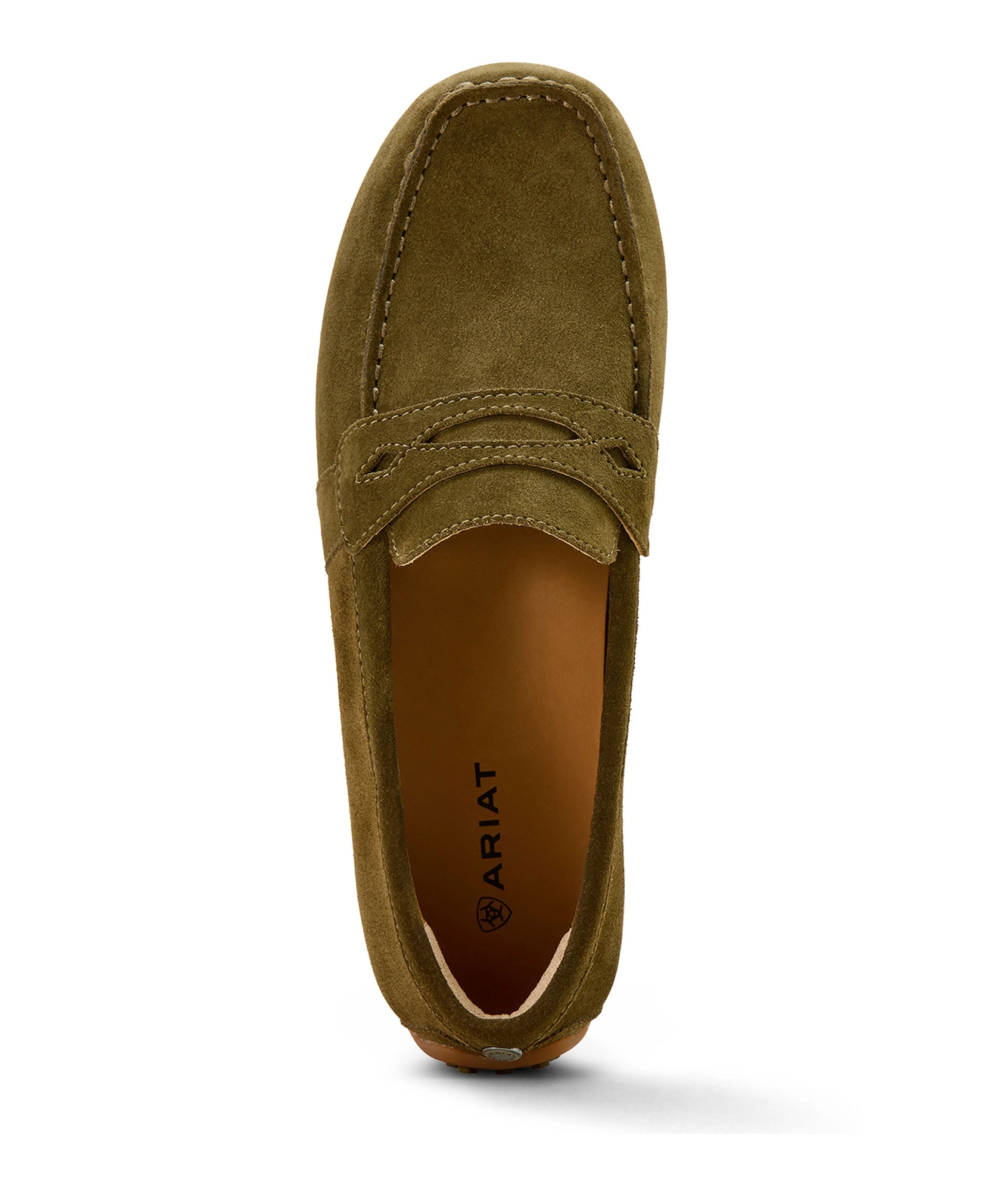 Selene Driving Moc - Dark Olive Suede - Image 5