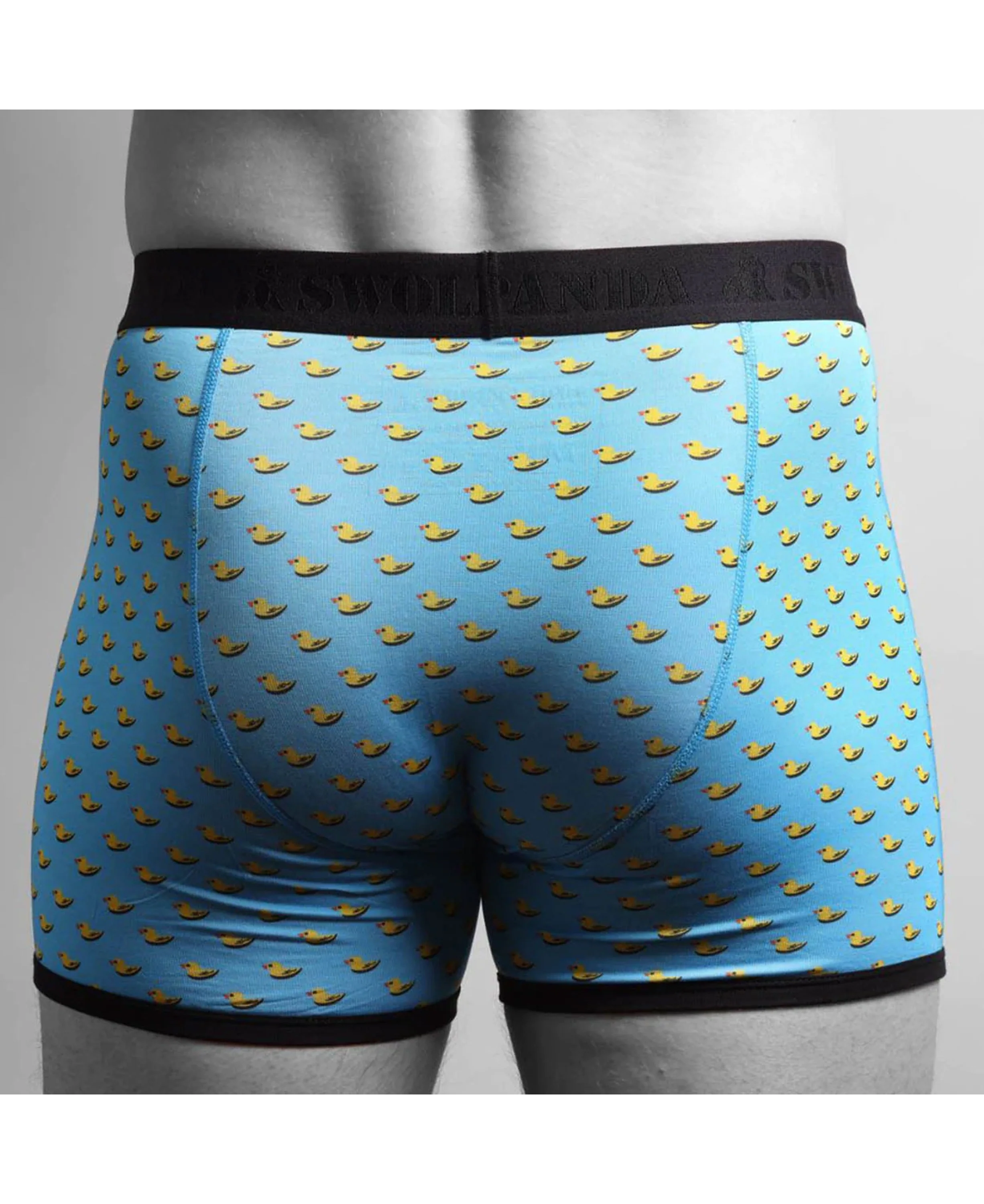Bamboo Boxers - Duck/Black Band - Image 3