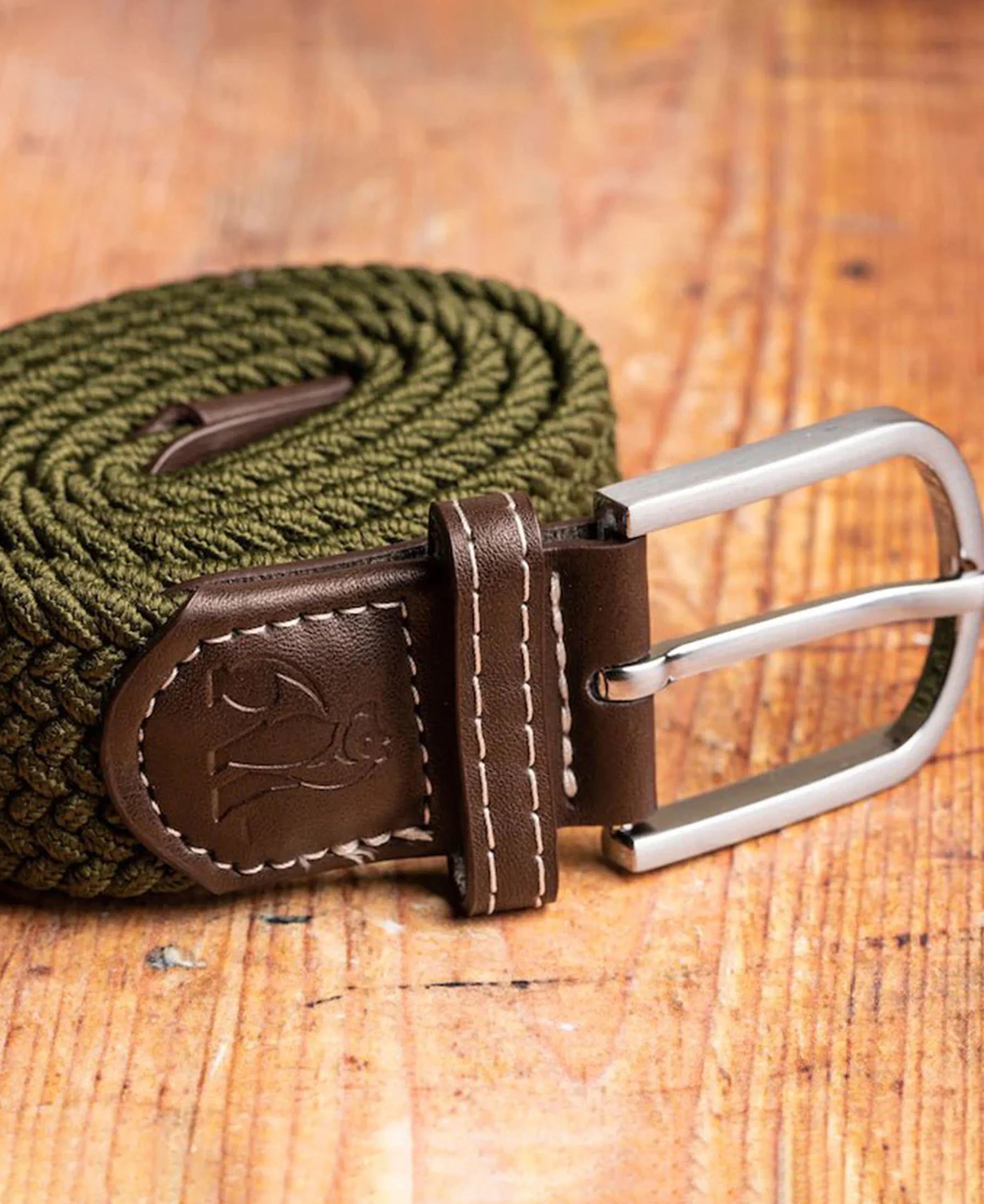 Woven Belt - Khaki Green - Image 2