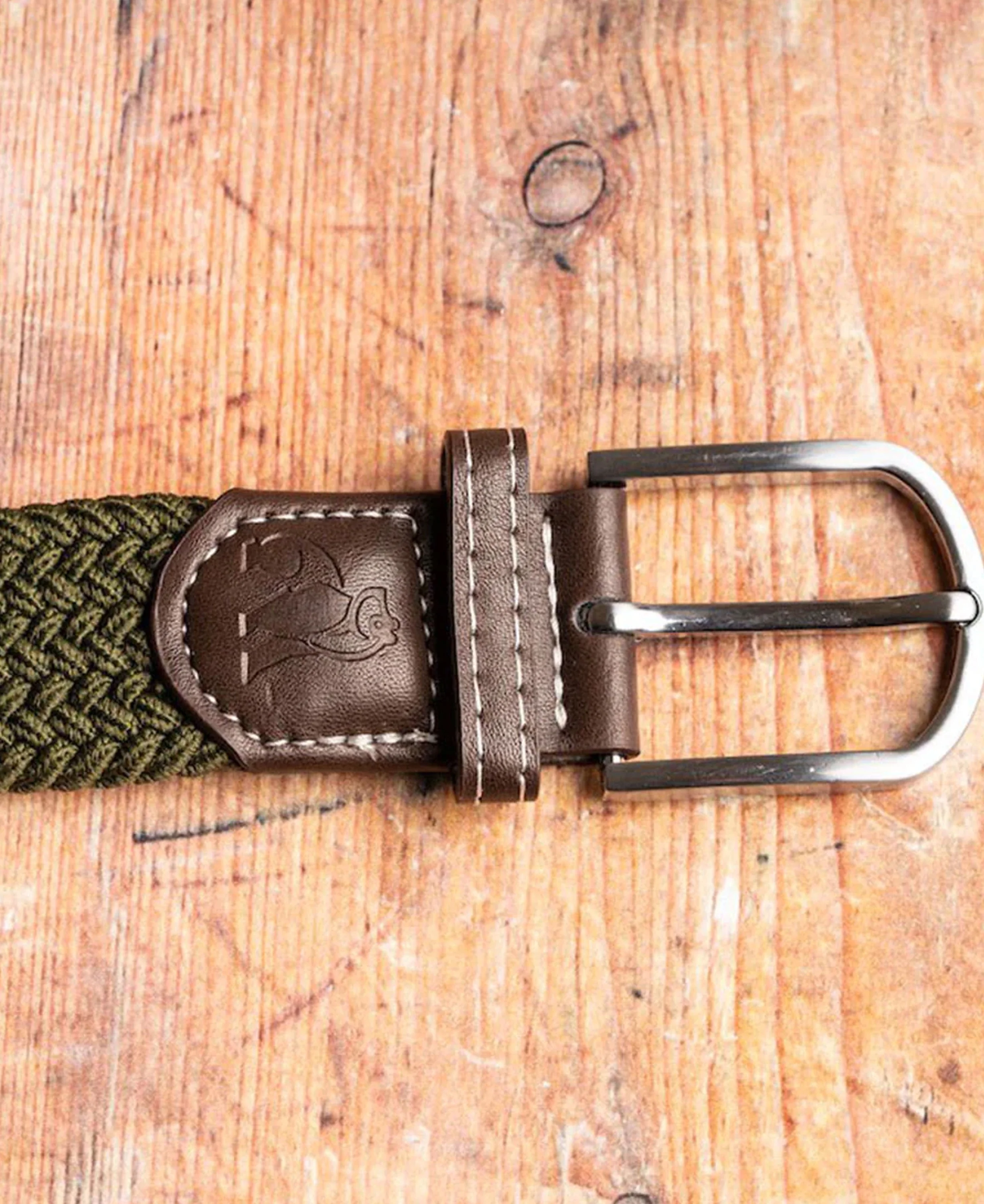 Woven Belt - Khaki Green - Image 3