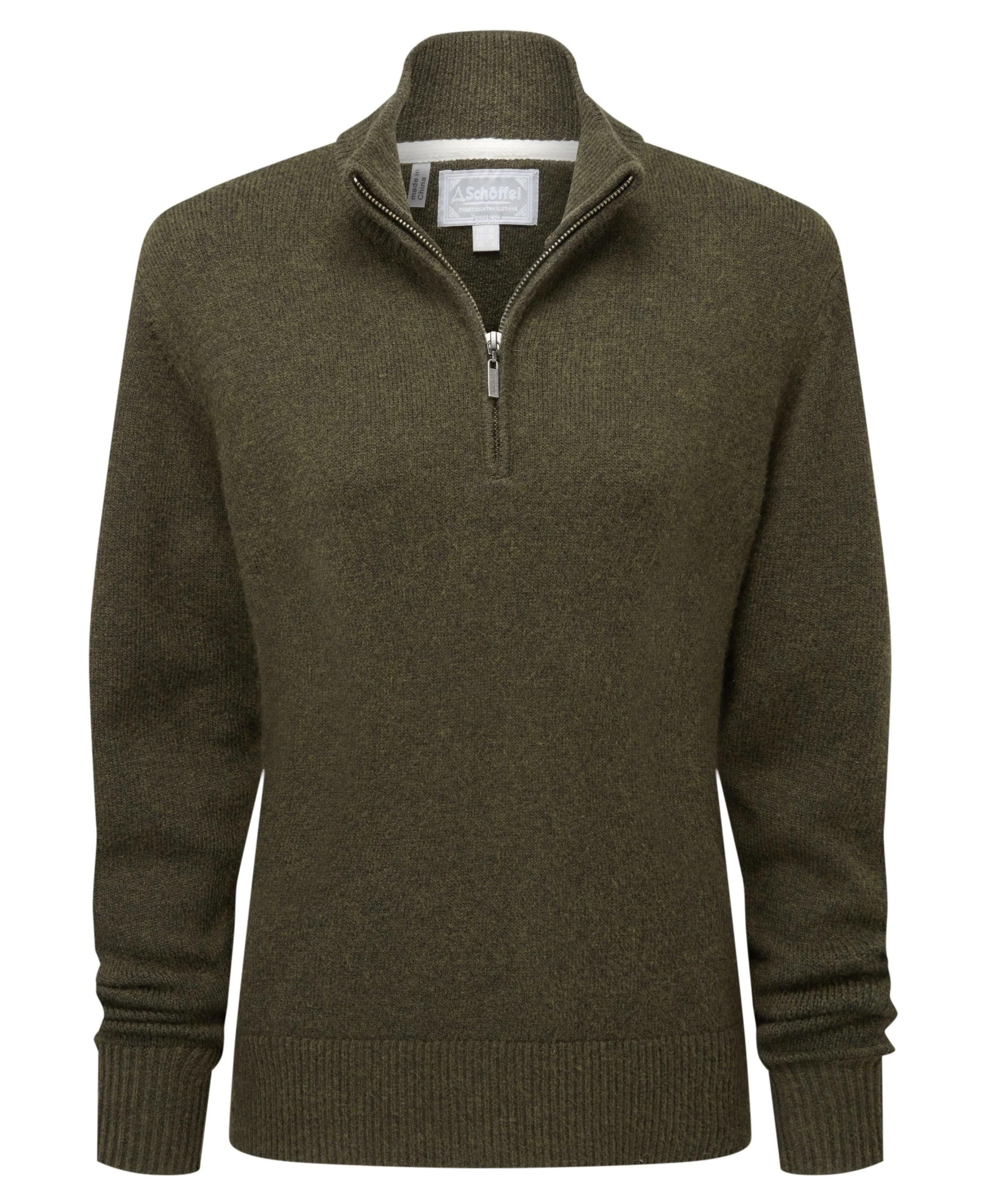 Thoralby 1/4 Zip Jumper - Loden - Image 2