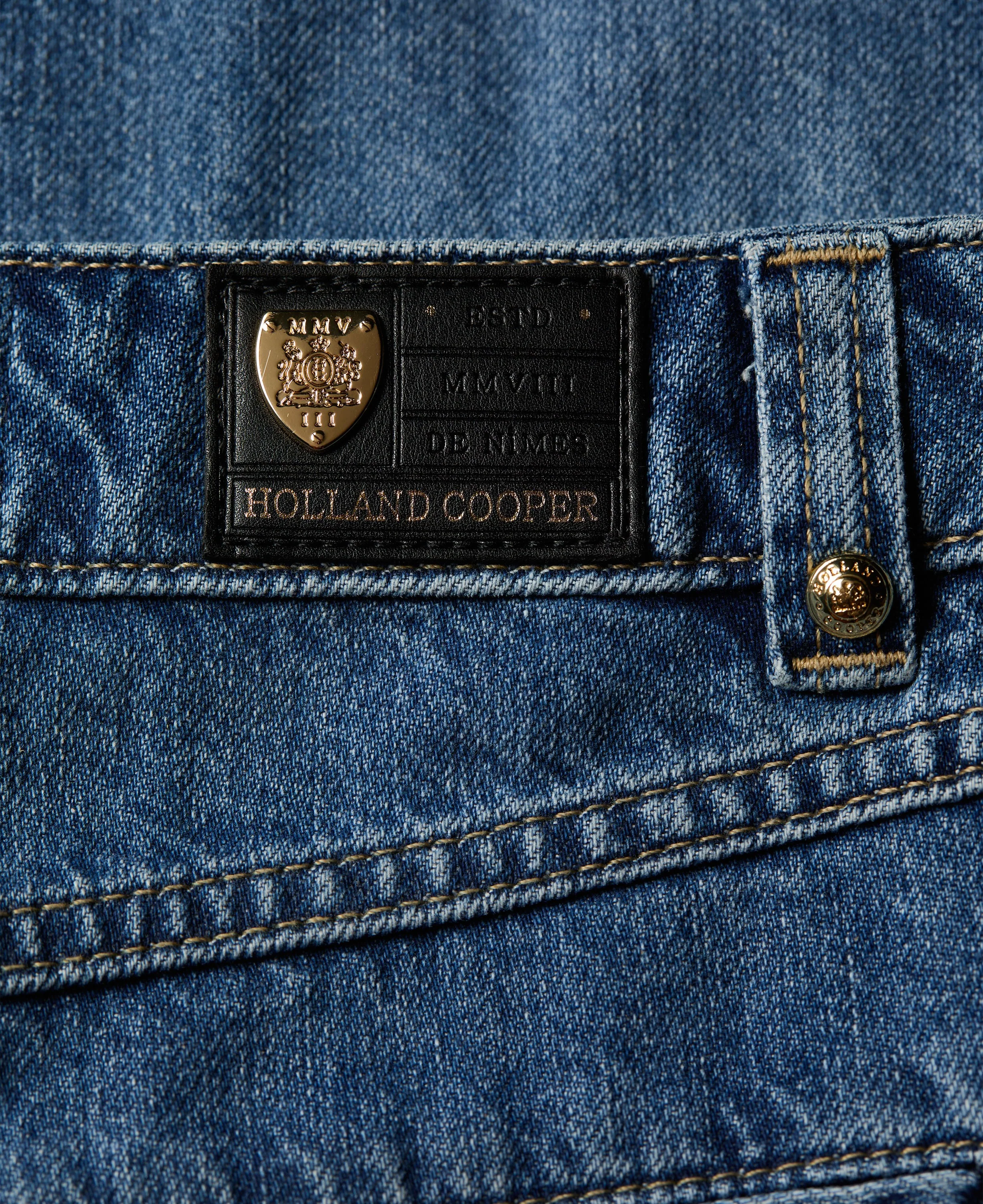 Utility Denim Shorts - Denim - Image 5