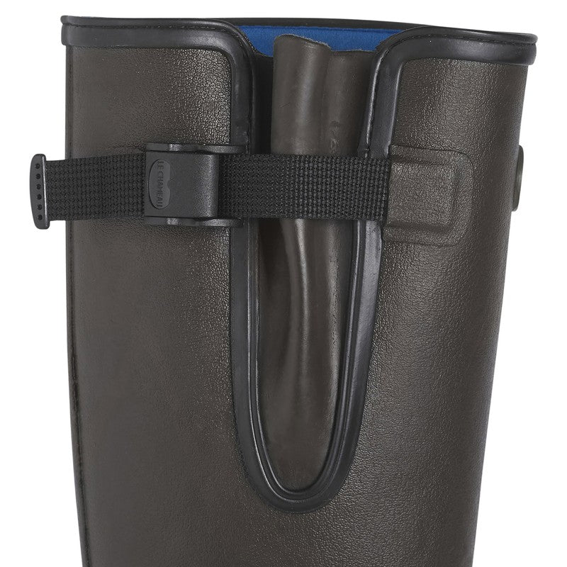 Vierzonord Neoprene Lined Wellington Boot - Marron Foncé - Image 4