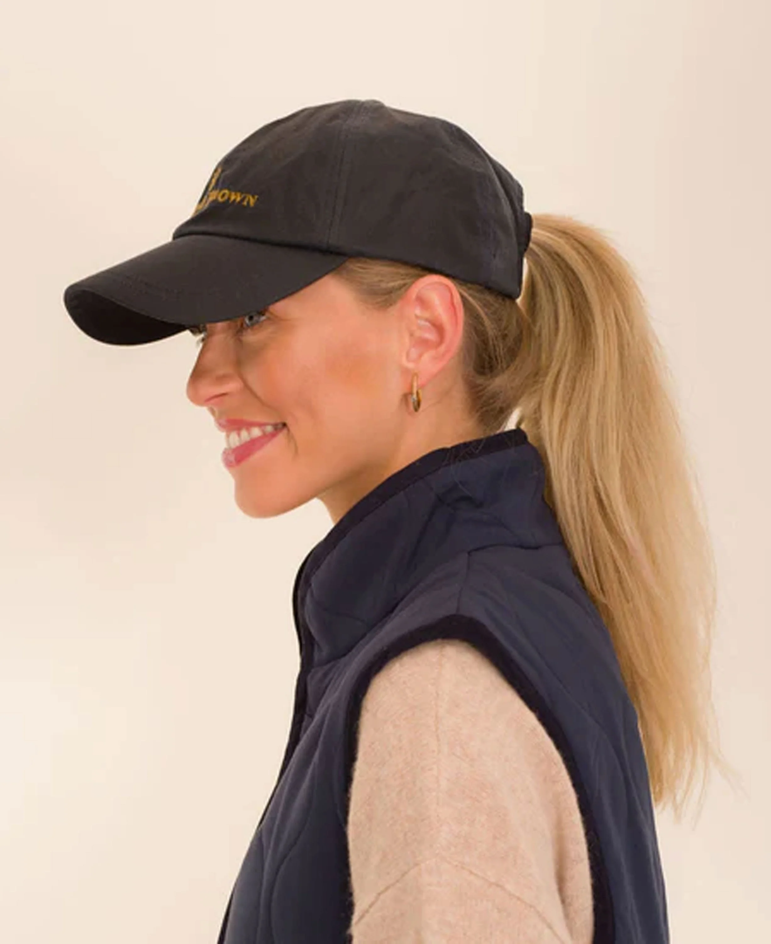 Wax Baseball Cap - Navy - Image 3
