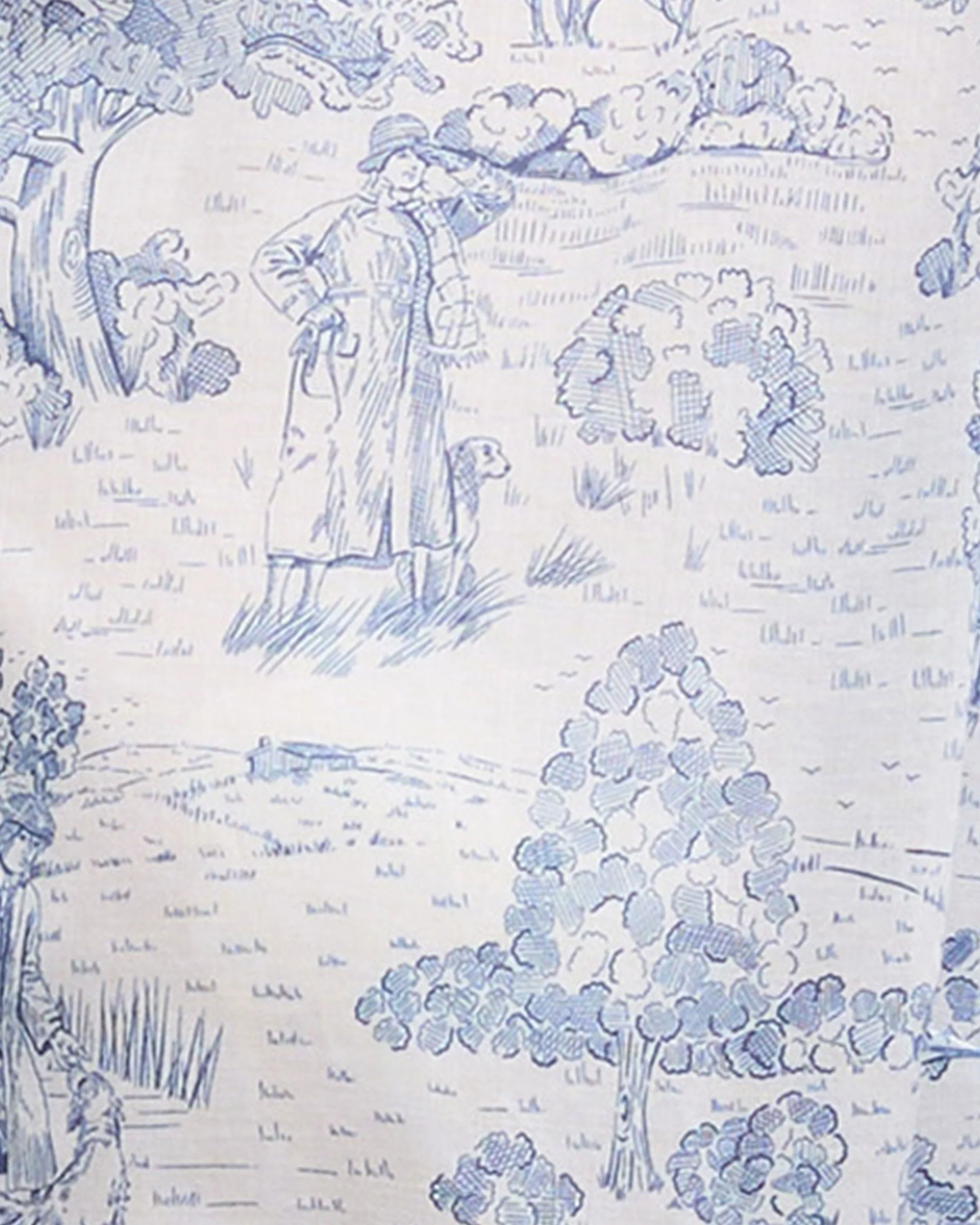 Wisteria Shirt - Ink Blue Print - Image 6