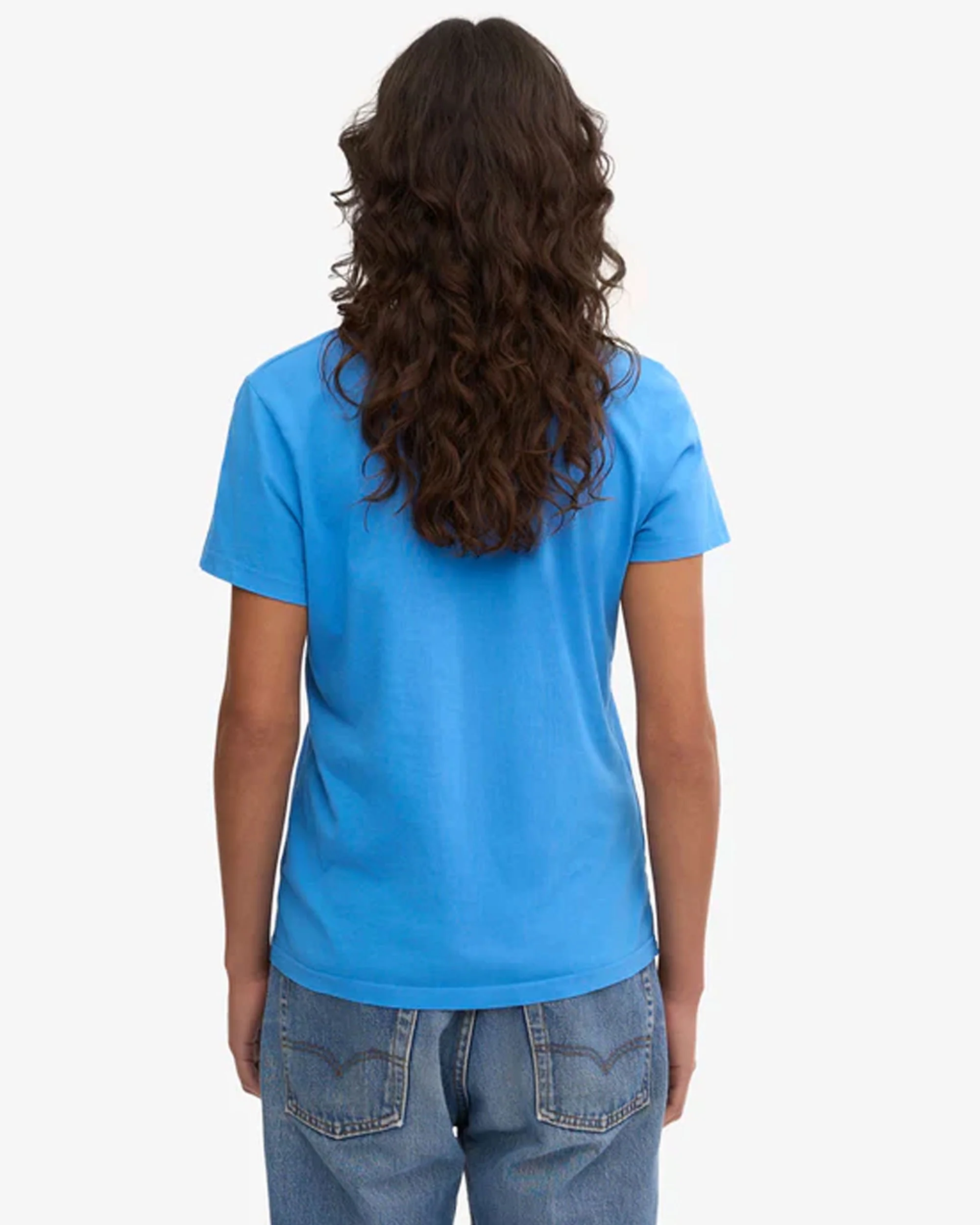 Women Light Organic Tee - Pacific Blue - Image 4