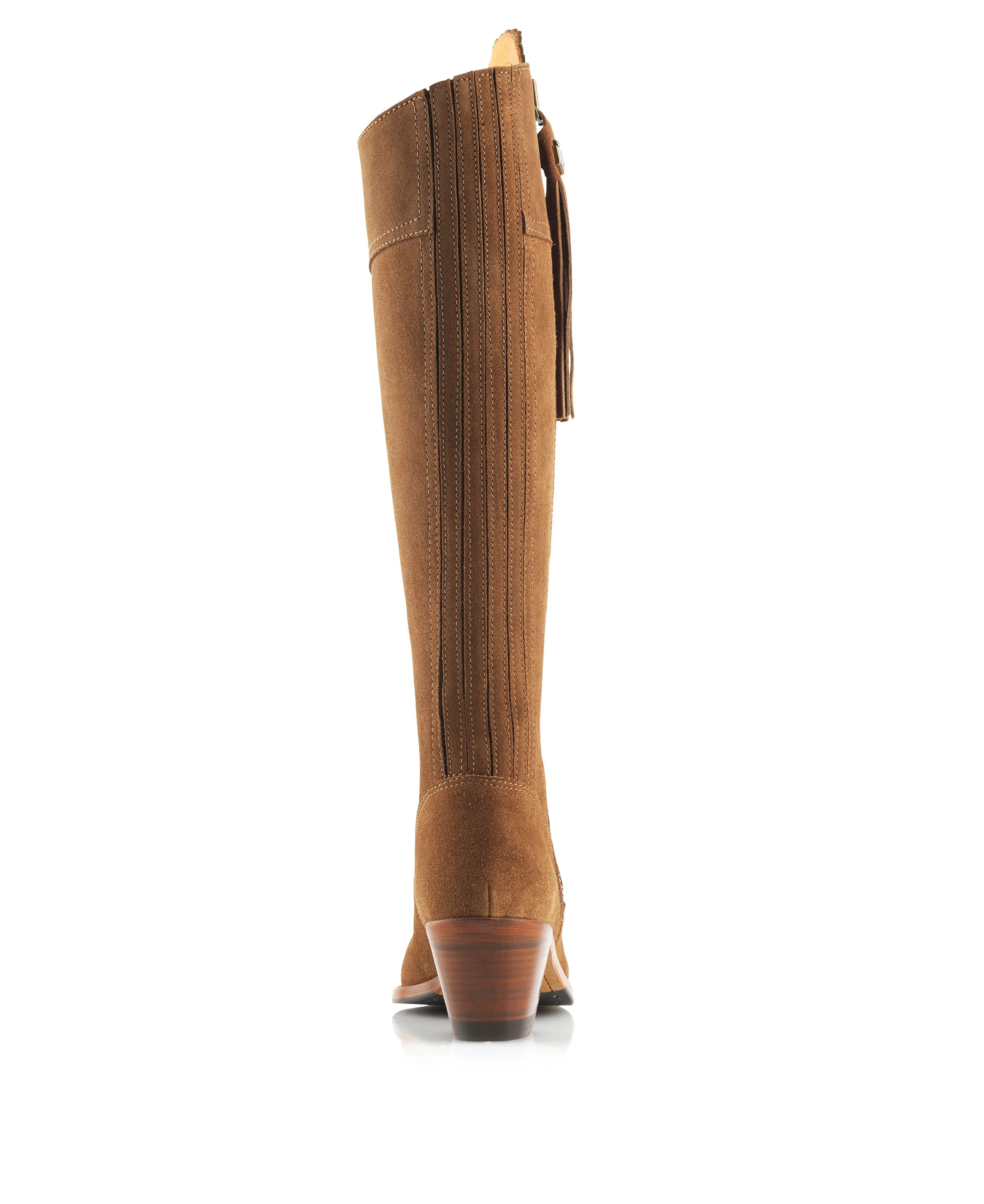 Regina Heeled Boot - Tan - Image 4