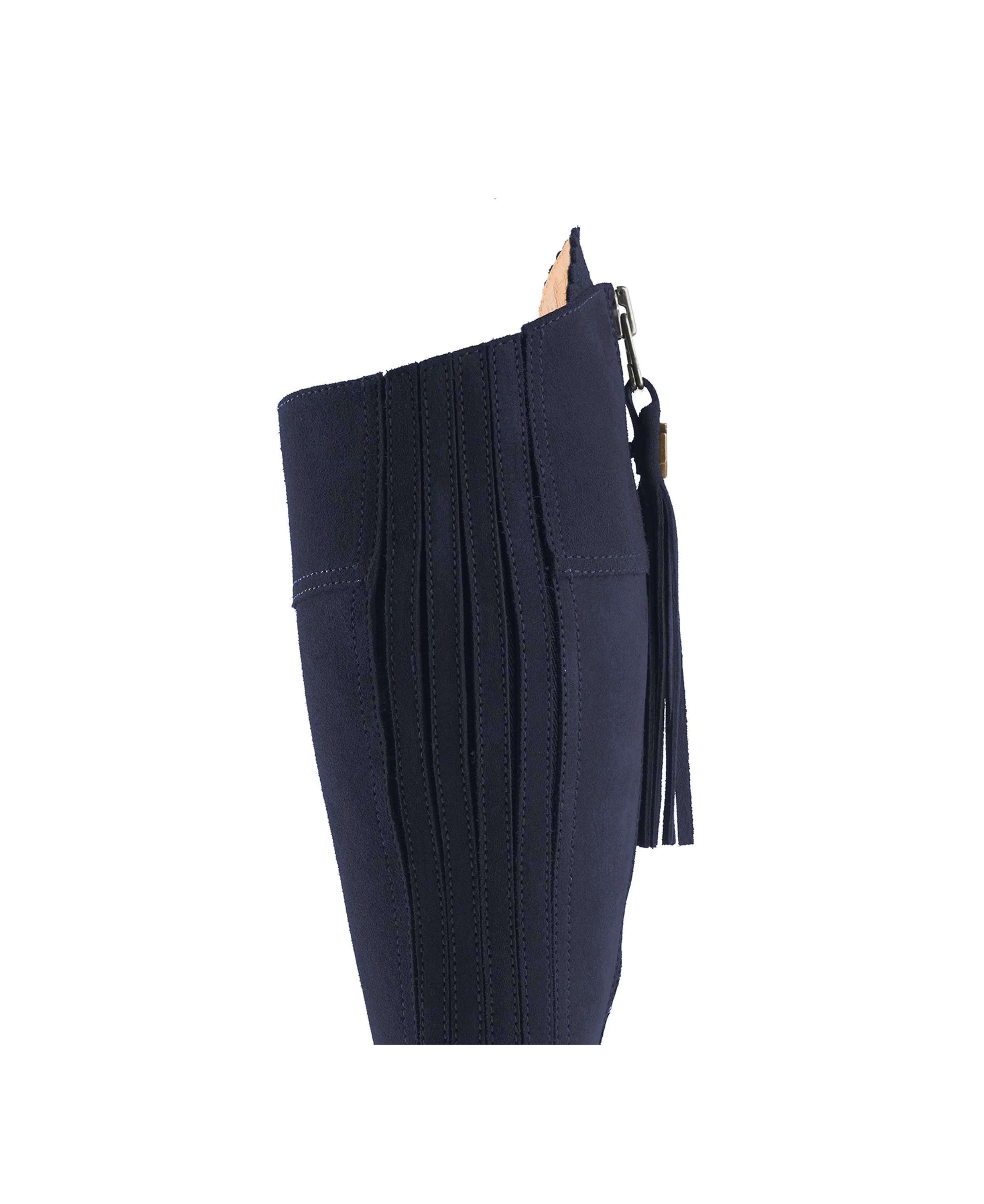 Regina Heeled Boot - Navy - Image 6