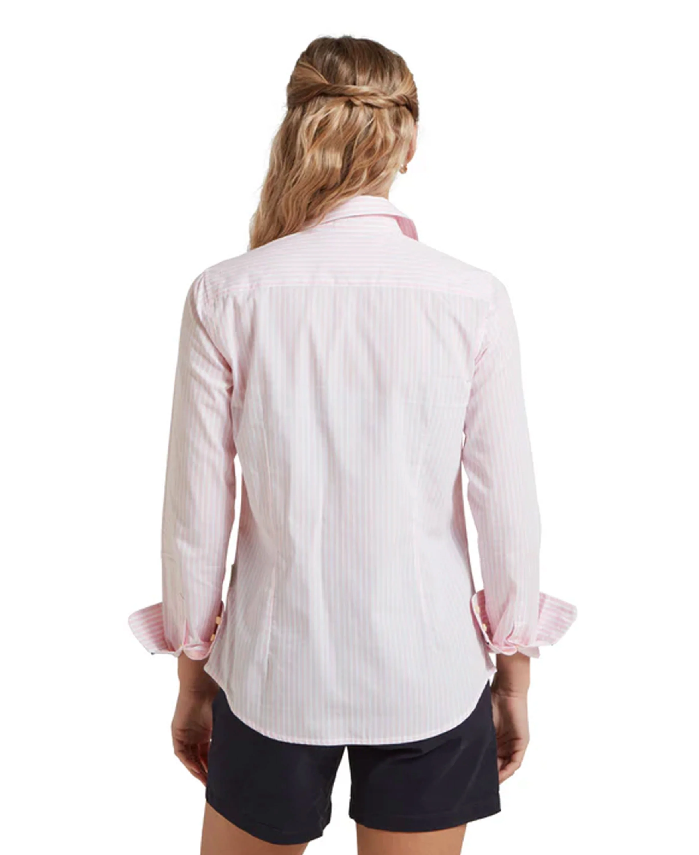 Women's Holme Striped Shirt - Mauve Blush - Image 3