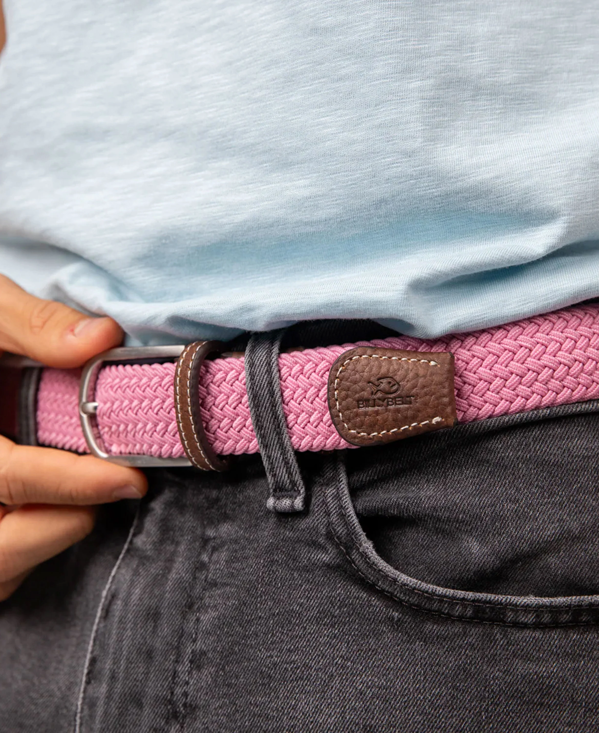 Woven Belt - Misty Pink - Image 4
