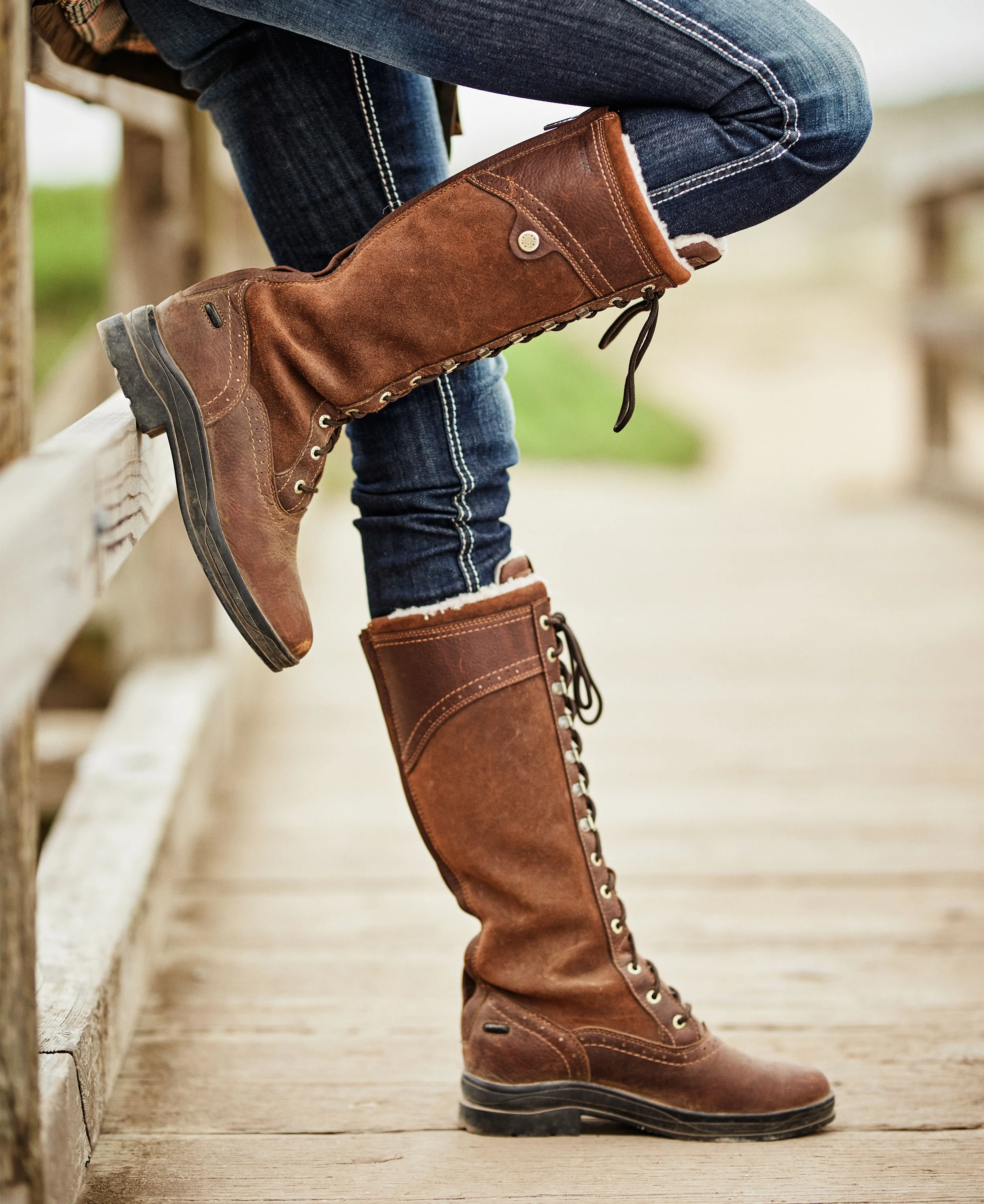 Wythburn Tall Waterproof Boot - Dark Brown - Image 8